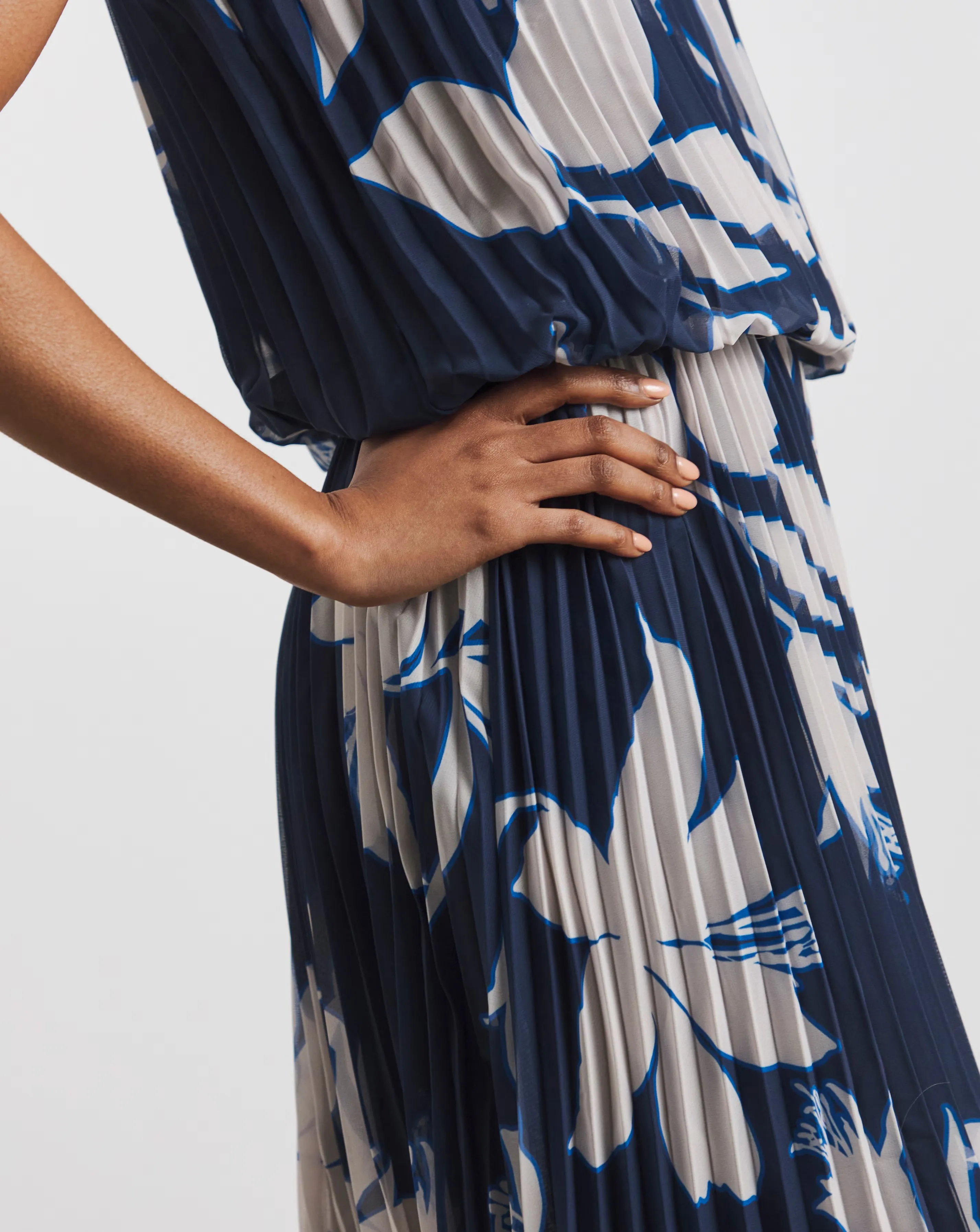 Joanna Hope Printed Pleated Dress 2 Joanna Hope Printed Pleated Dress