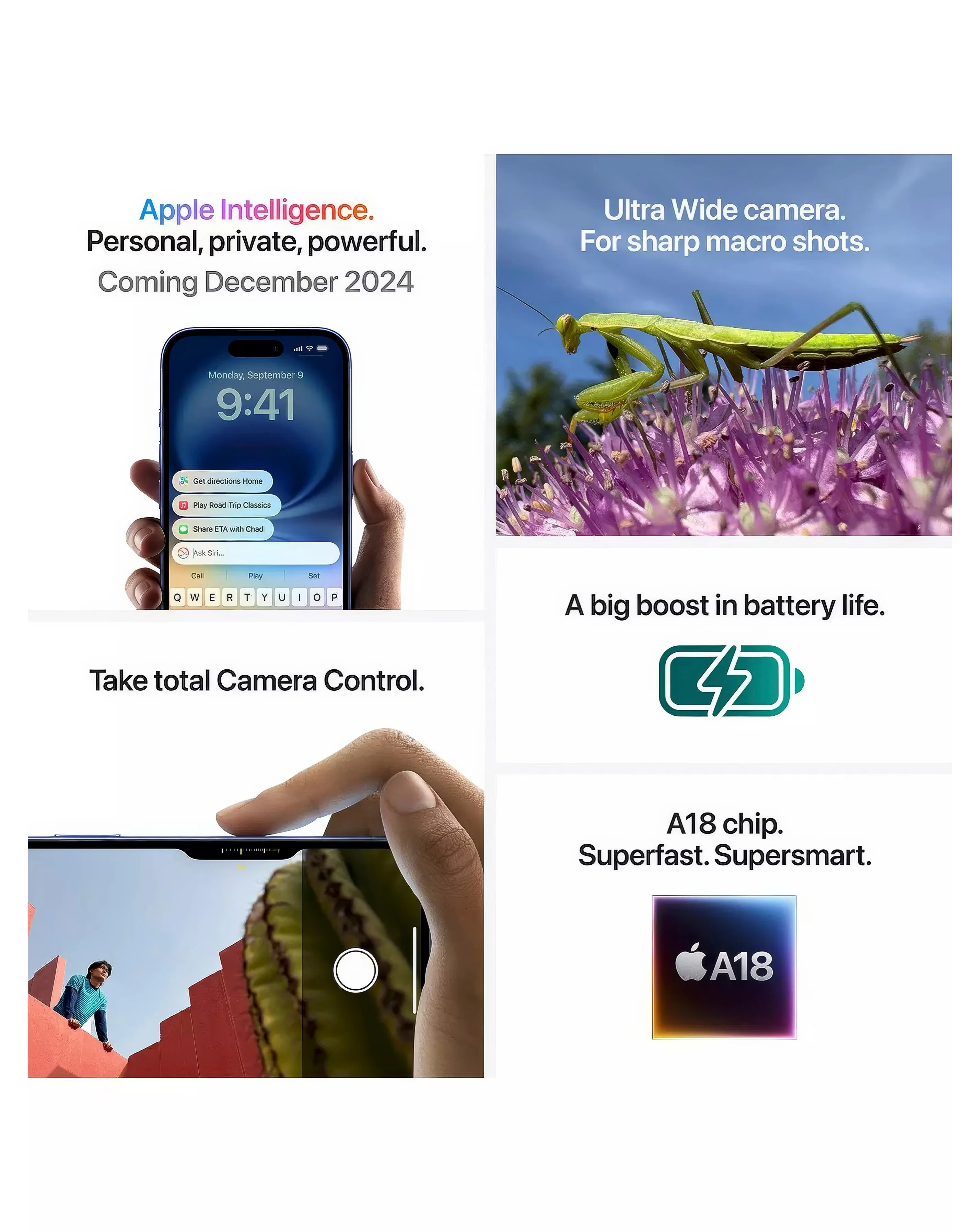 Apple iPhone 16 Plus 128GB - Teal 6 Apple iPhone 16 Plus 128GB - Teal
