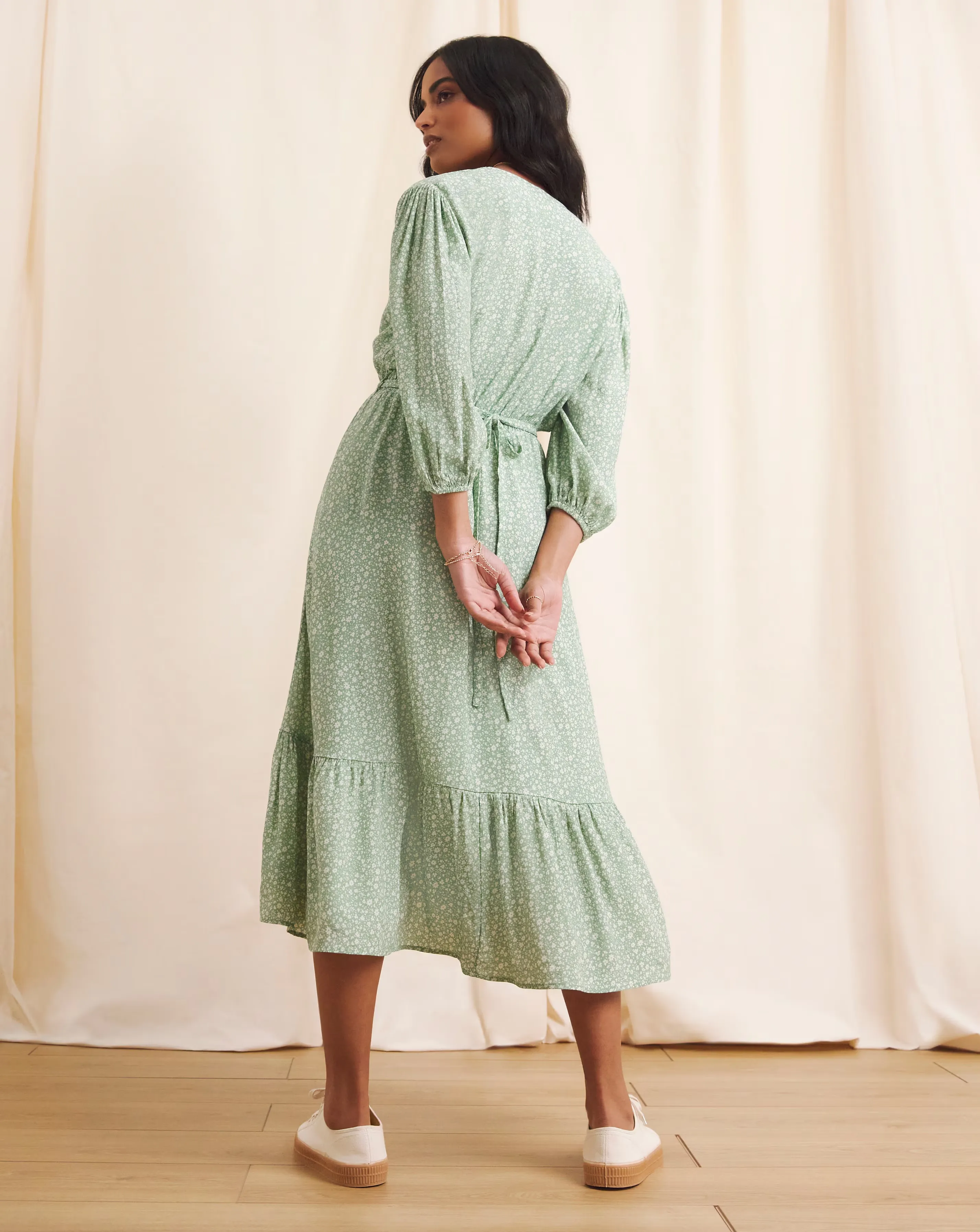 Anise Elodie V Neck Midi Dress 2 Anise Elodie V Neck Midi Dress
