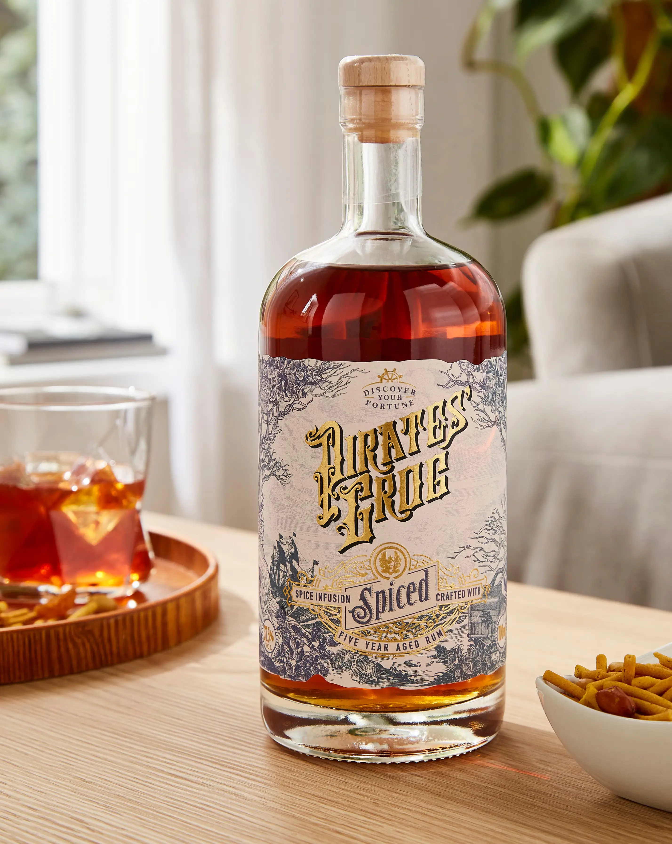 Pirate's Grog Spiced Rum 70cl bottle 1 Pirate's Grog Spiced Rum 70cl bottle