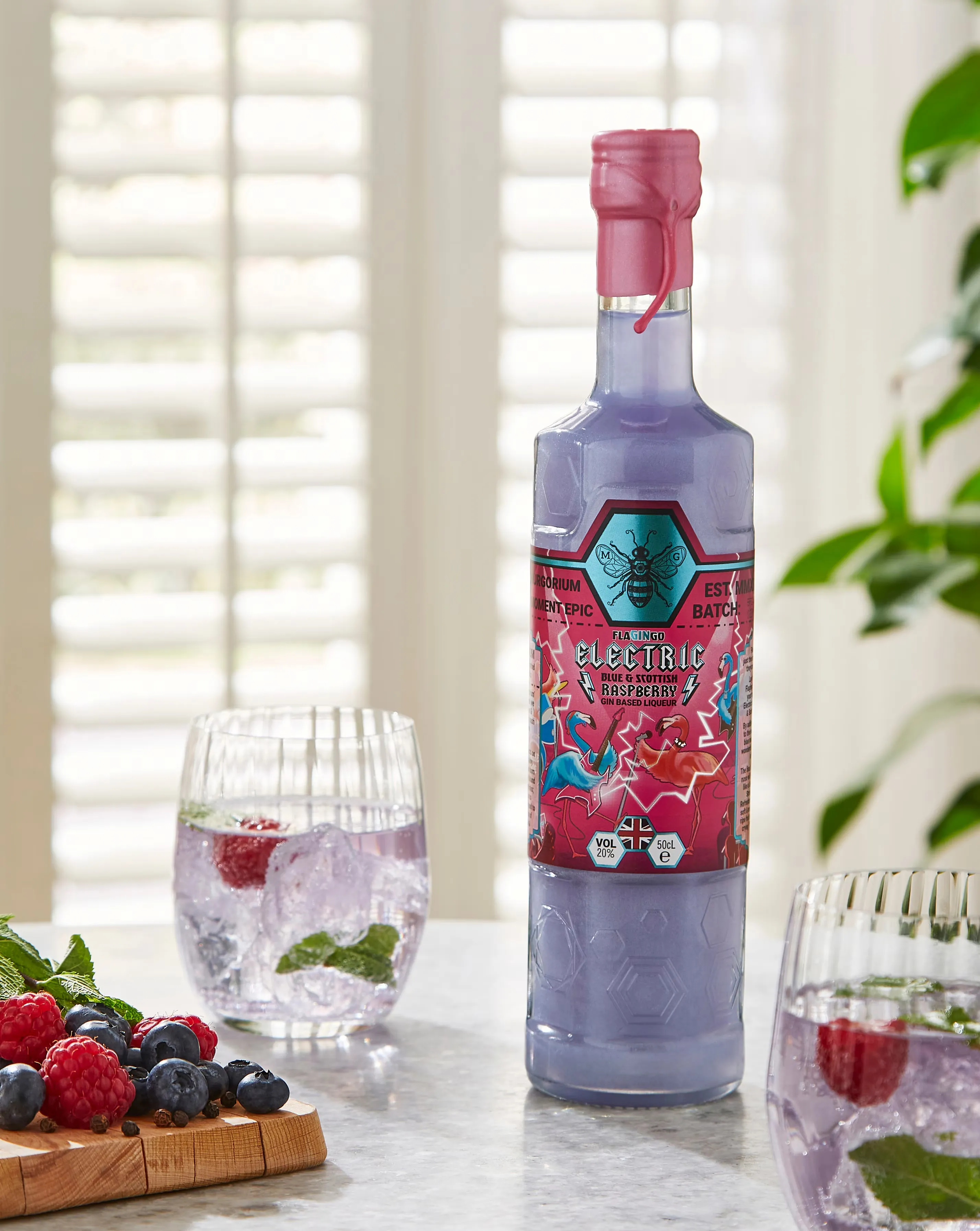 Zymurgorium Flagingo Electric Blue Raspberry Gin 50cl