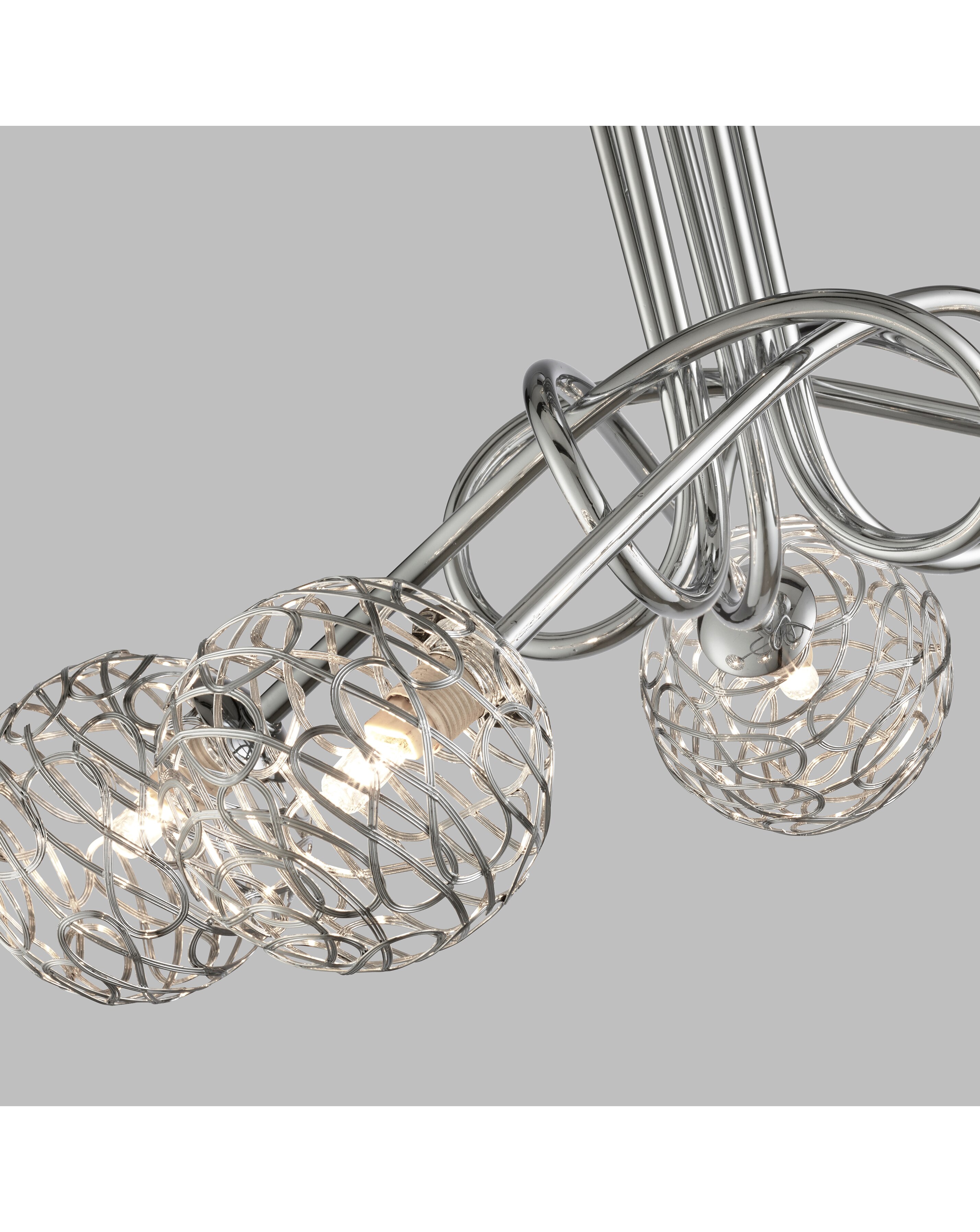 Twist Five Light Ceiling Fitting 2 Twist Five Light Ceiling Fitting