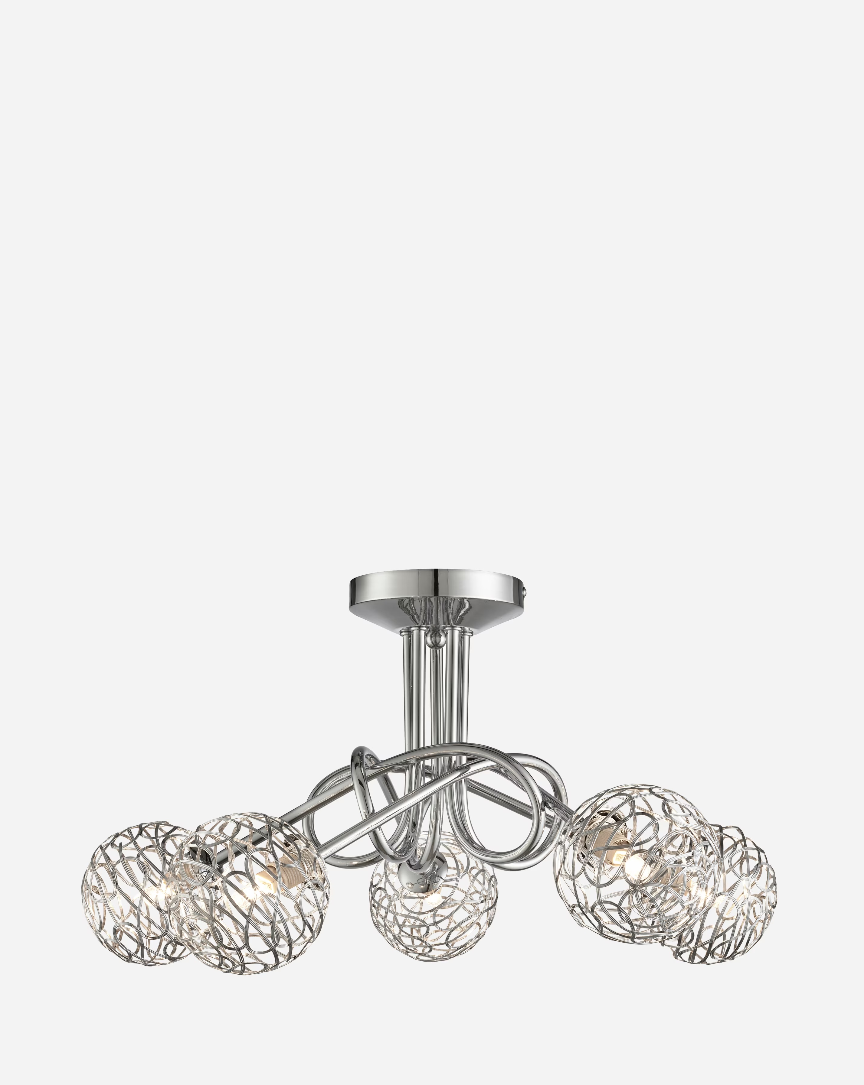 Twist Five Light Ceiling Fitting 3 Twist Five Light Ceiling Fitting