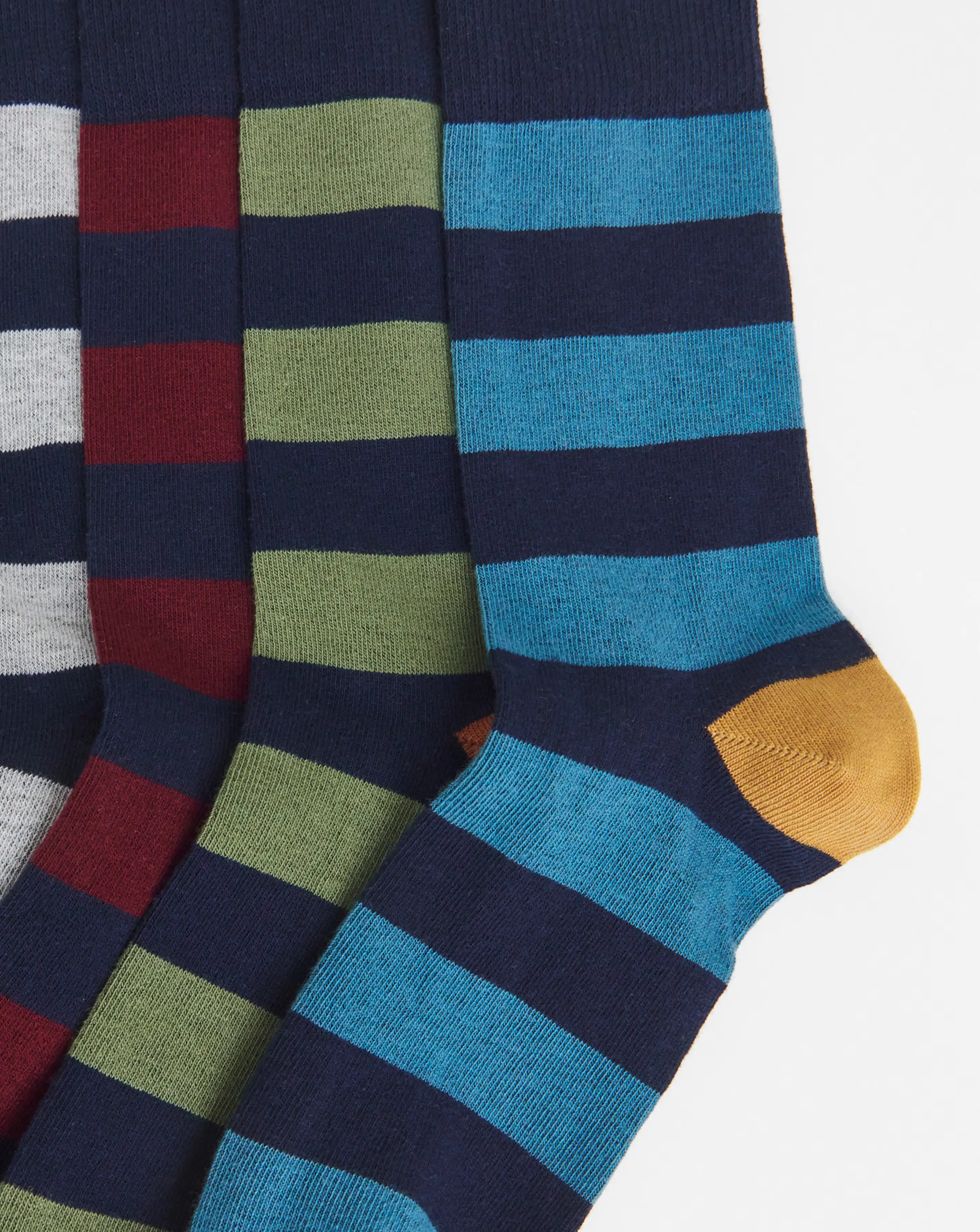 6 Pack Stripe Socks 2 6 Pack Stripe Socks