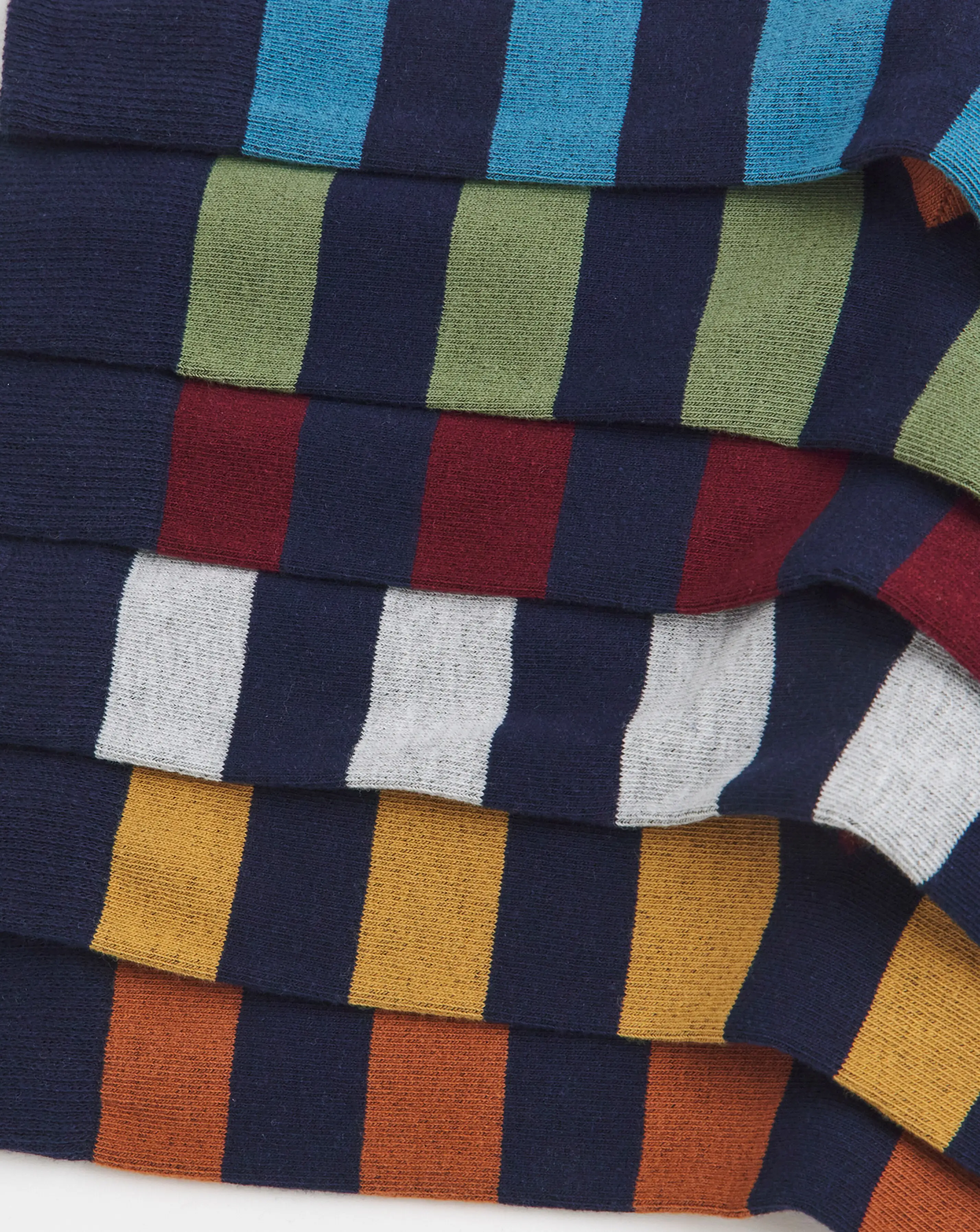 6 Pack Stripe Socks 4 6 Pack Stripe Socks