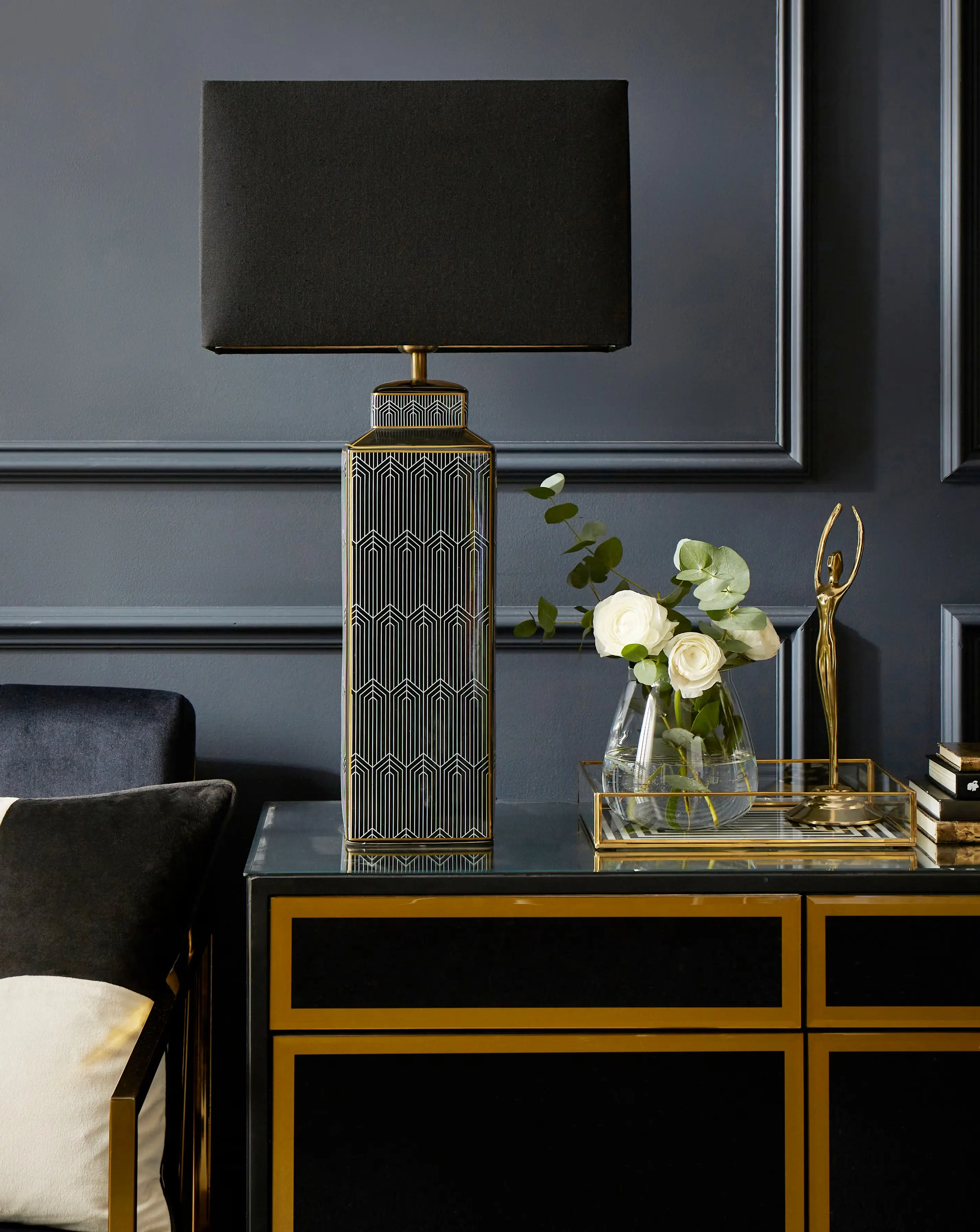 Joanna Hope Myla Monochrome Table Lamp