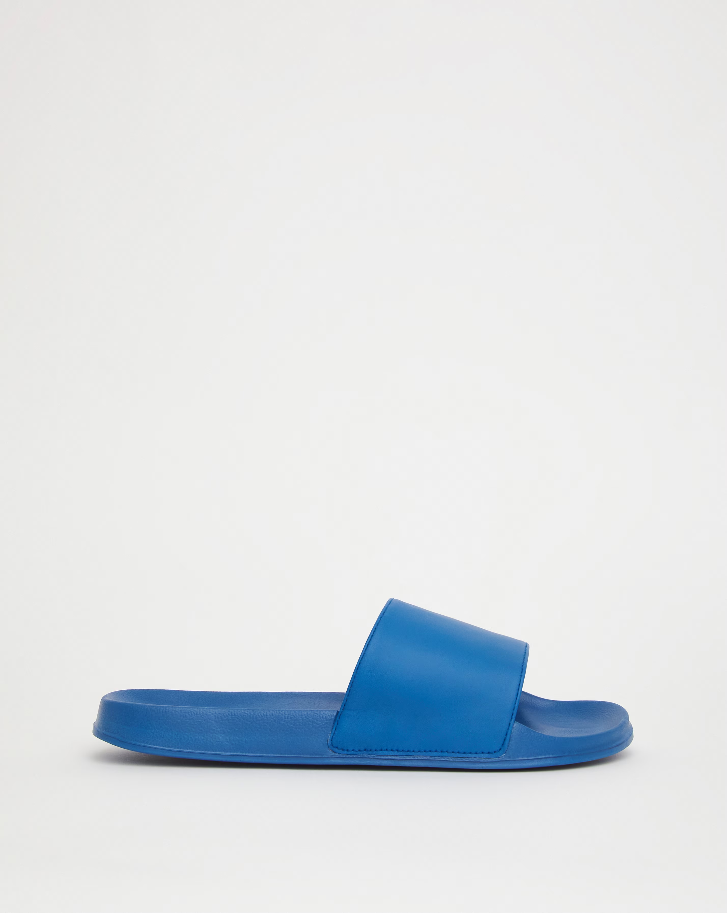Blue Basic Sliders Wide Fit 1 Blue Basic Sliders Wide Fit