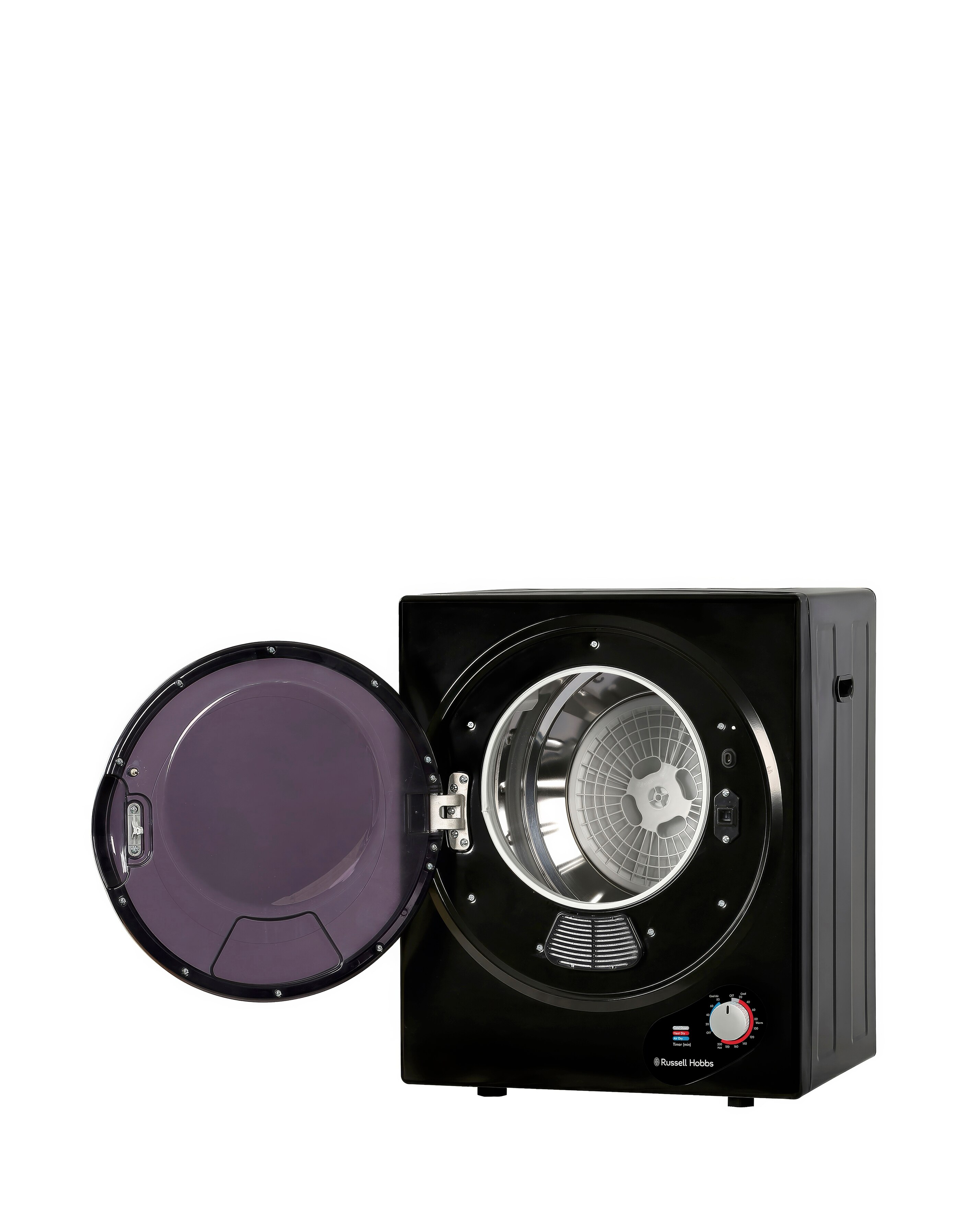Russell Hobbs RH3VTD800B 2.5kg Compact Vented Tumble Dryer - Black 3 Russell Hobbs RH3VTD800B 2.5kg Compact Vented Tumble Dryer - Black