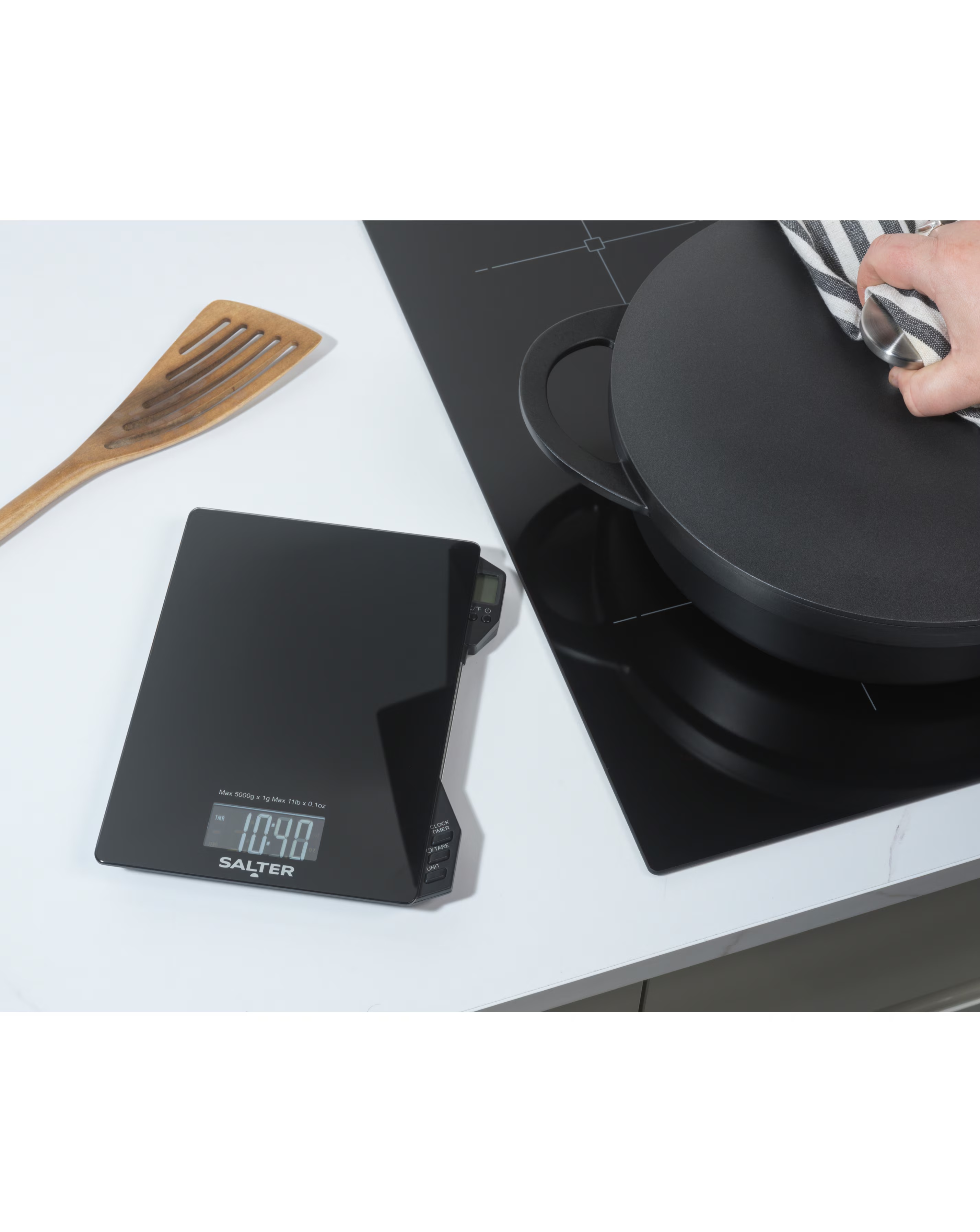 Salter Electronic Scale with Thermometer & Timer 2 Salter Electronic Scale with Thermometer & Timer