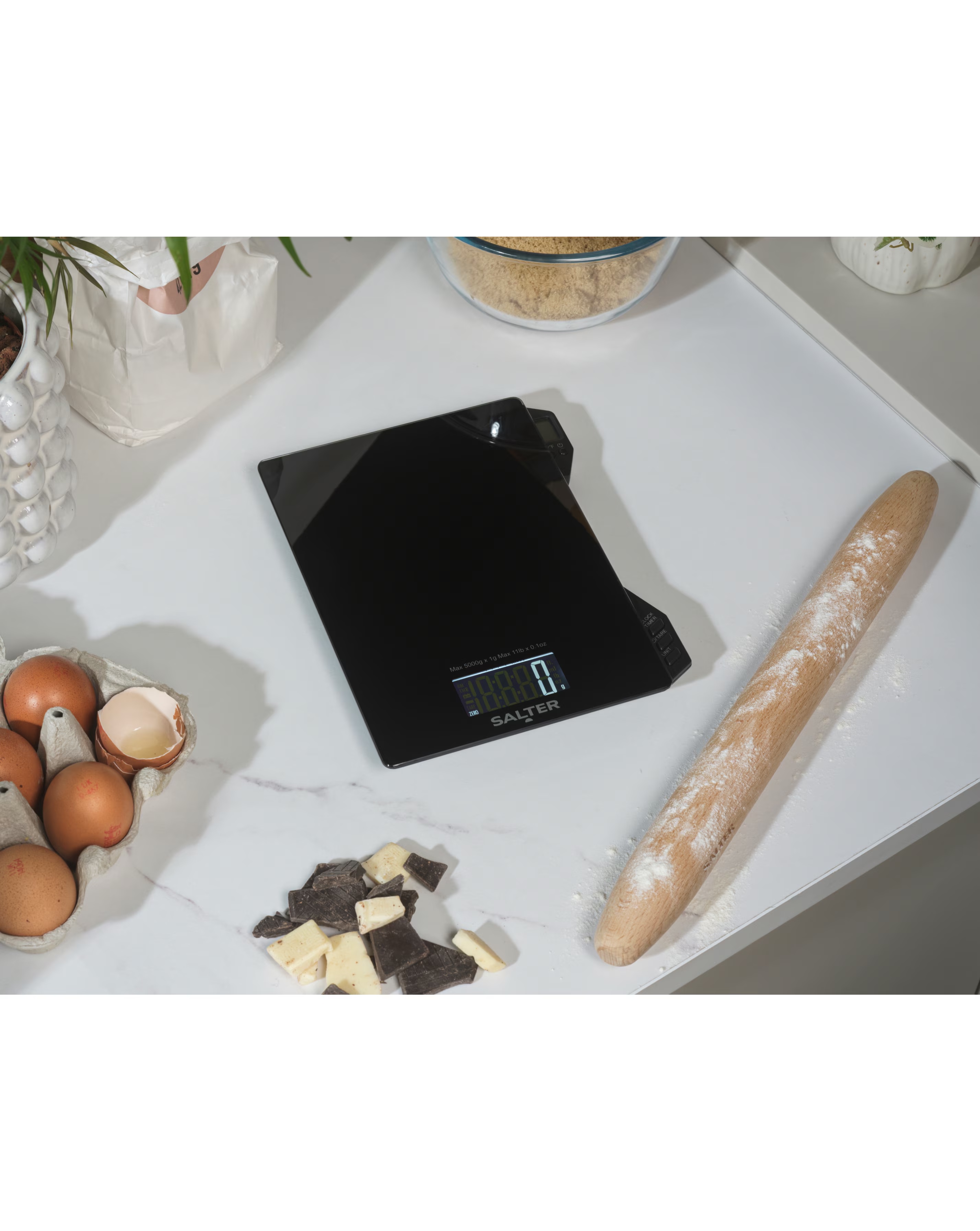 Salter Electronic Scale with Thermometer & Timer 4 Salter Electronic Scale with Thermometer & Timer