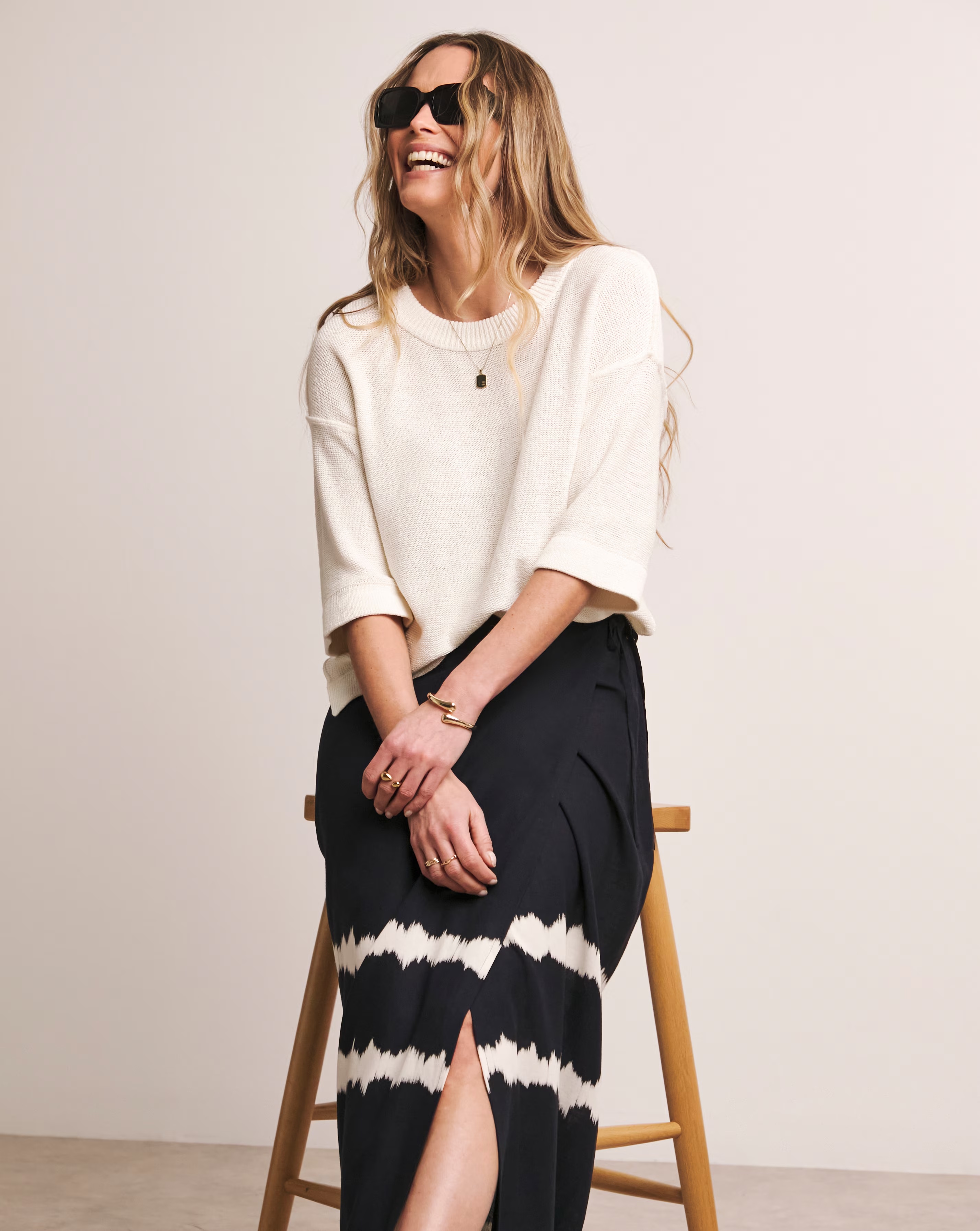 Anthology Printed Linen Wrap Skirt 6 Anthology Printed Linen Wrap Skirt
