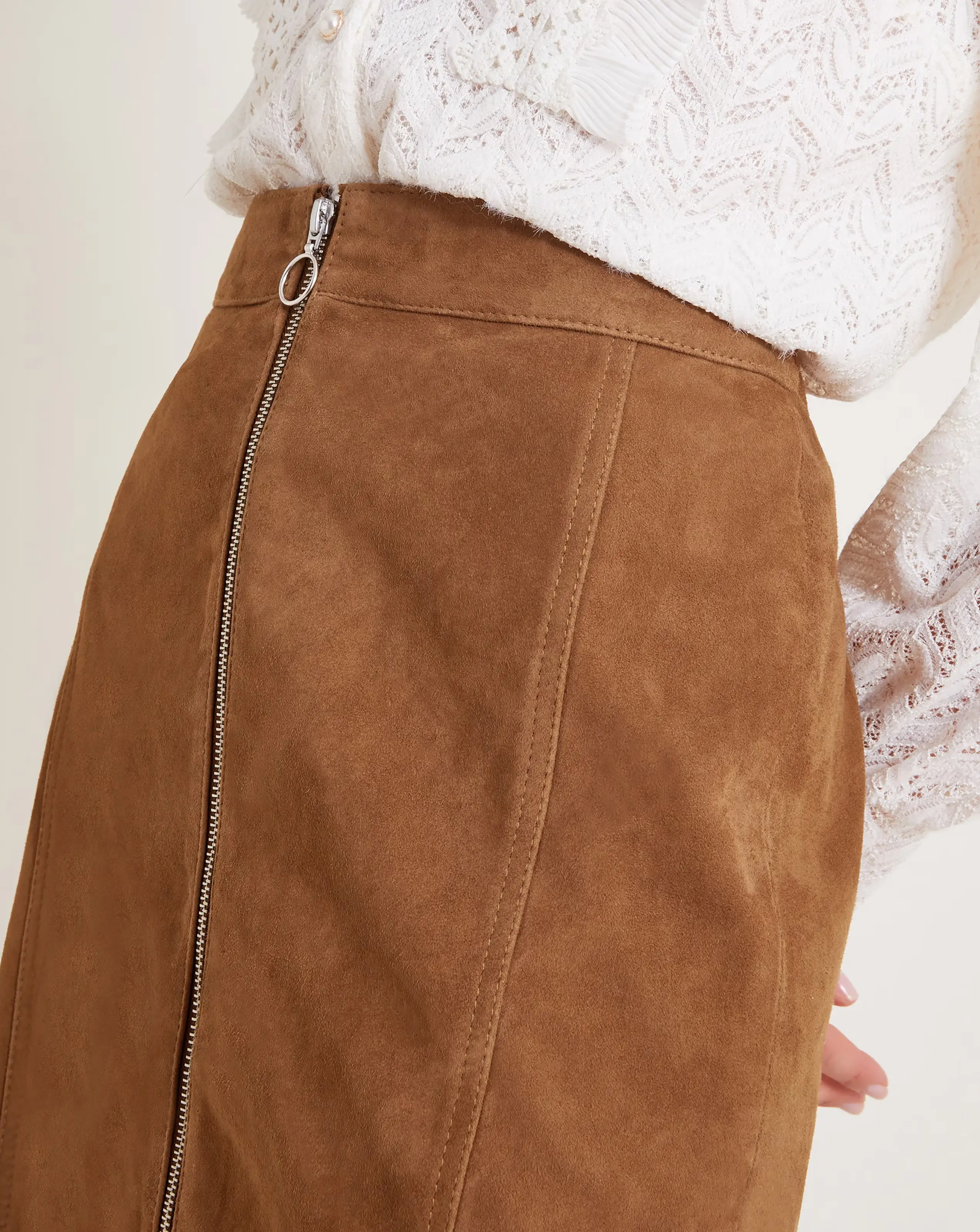 Monsoon Sienna Suede Zip Skirt 5 Monsoon Sienna Suede Zip Skirt
