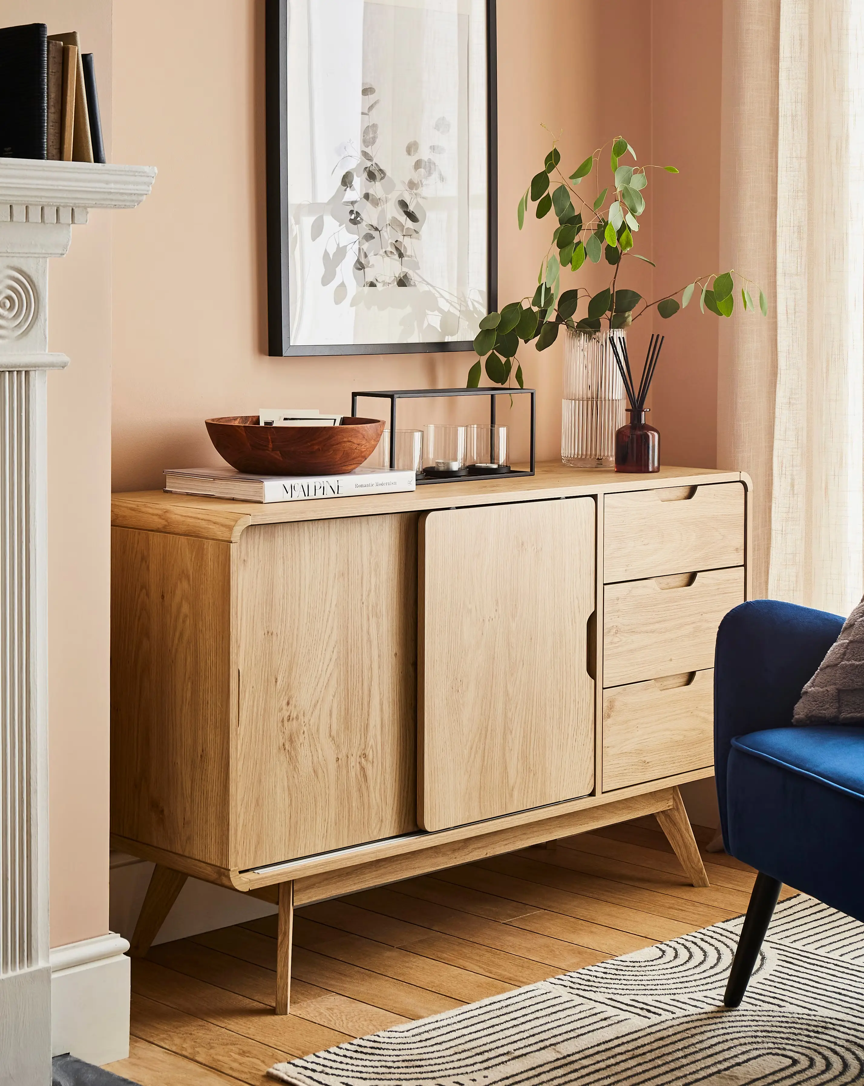 Oslo Sliding Door Sideboard 1 Oslo Sliding Door Sideboard