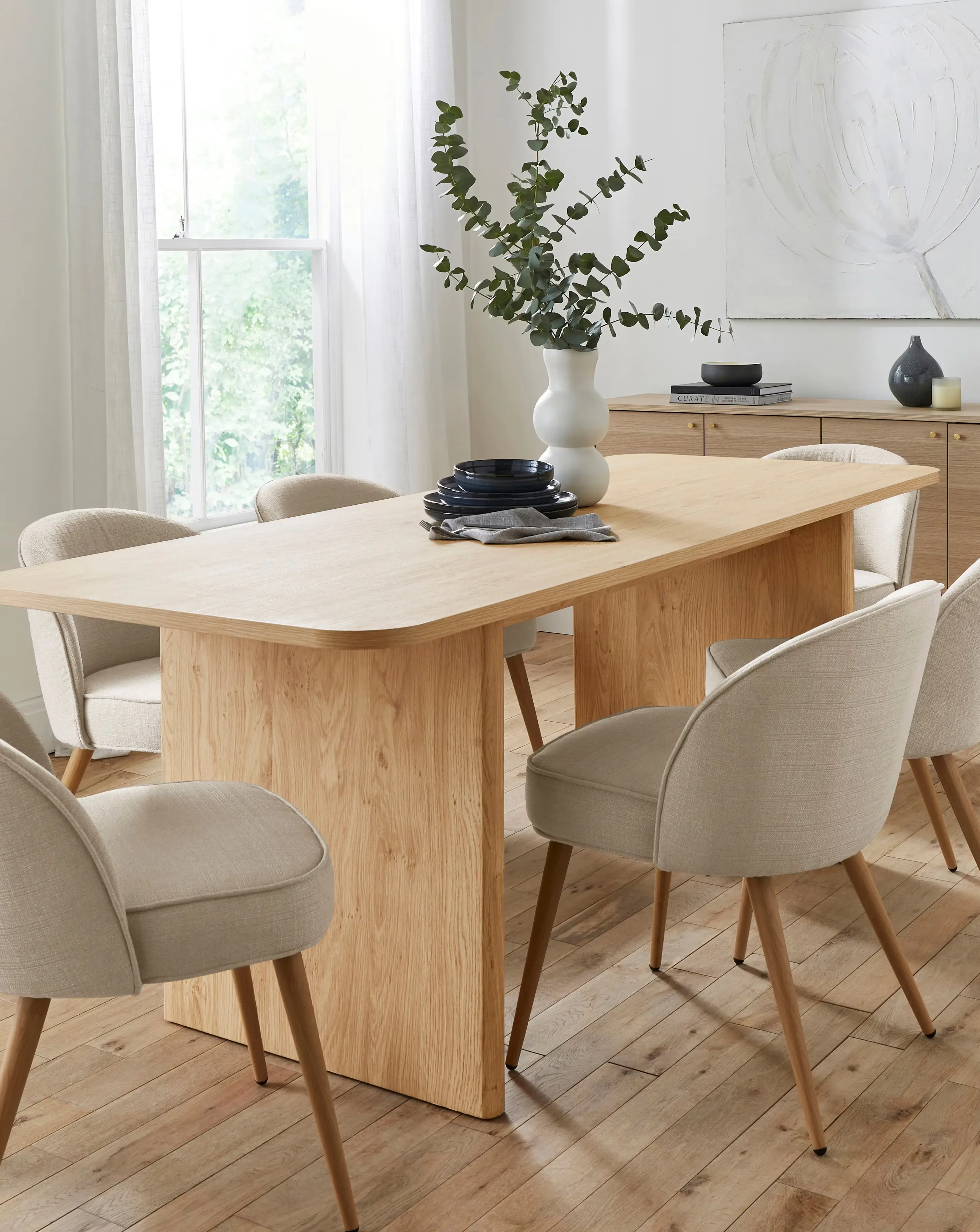 Gray & Osbourn Oslo Panel End Dining Table