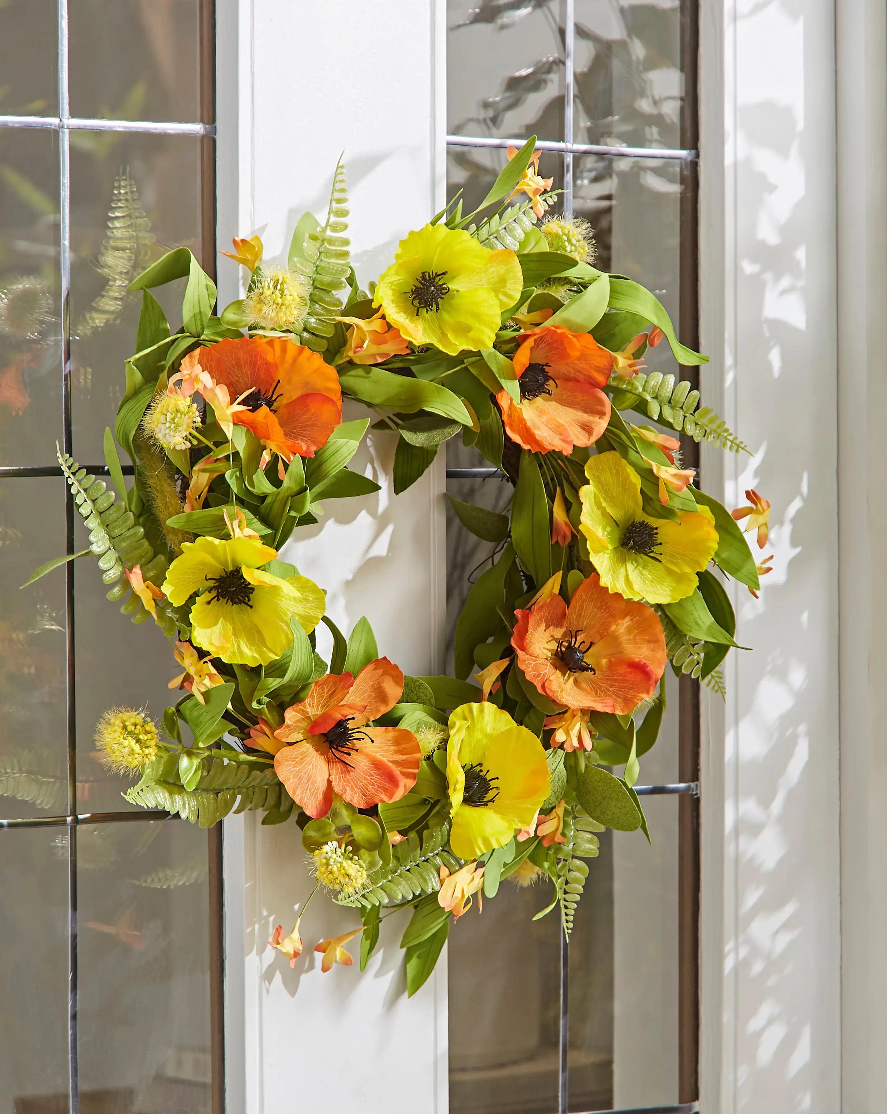Poppies Wreath 45cm 1 Poppies Wreath 45cm