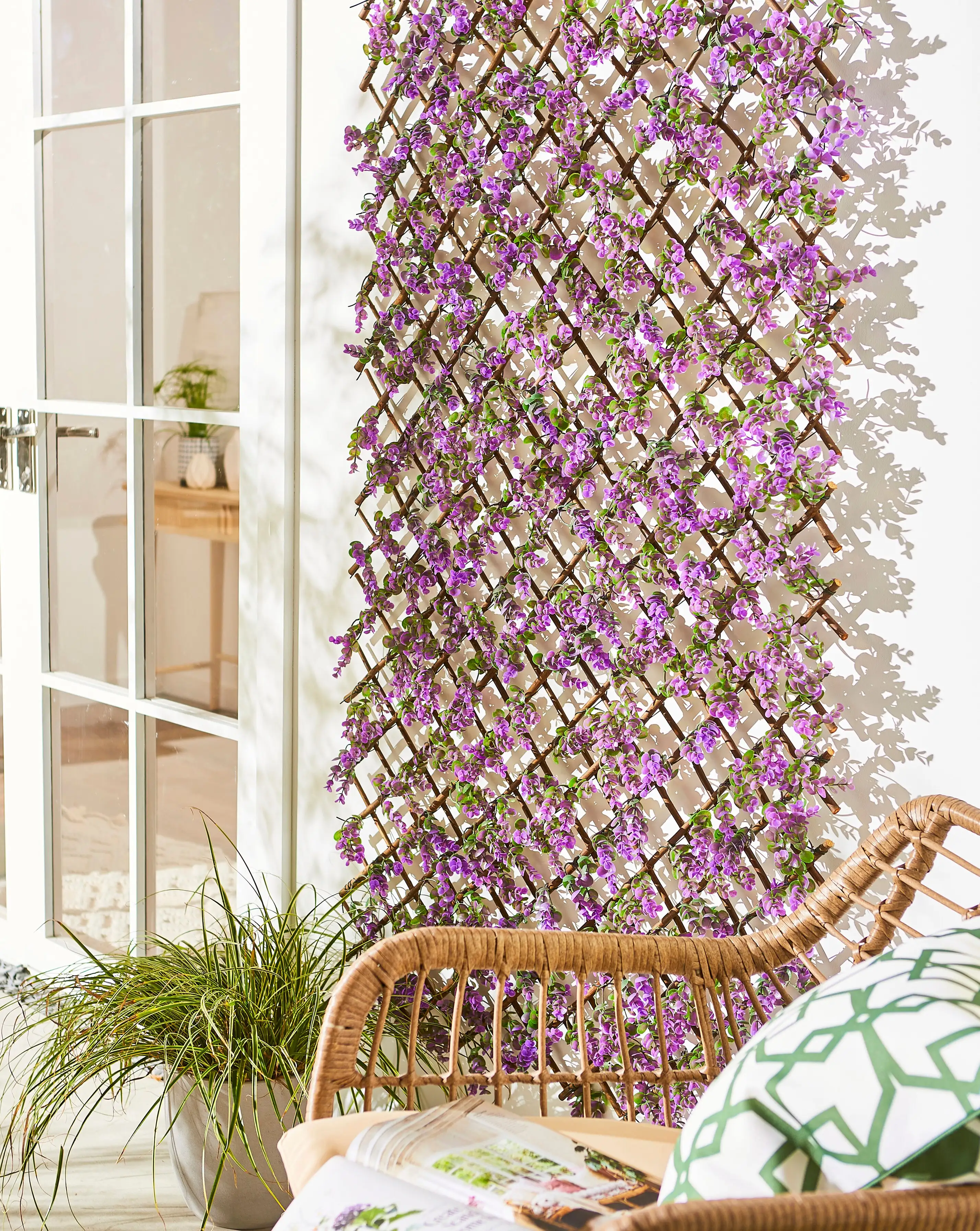 Vivid Violet Trellis 180 x 90 cm 1 Vivid Violet Trellis 180 x 90 cm