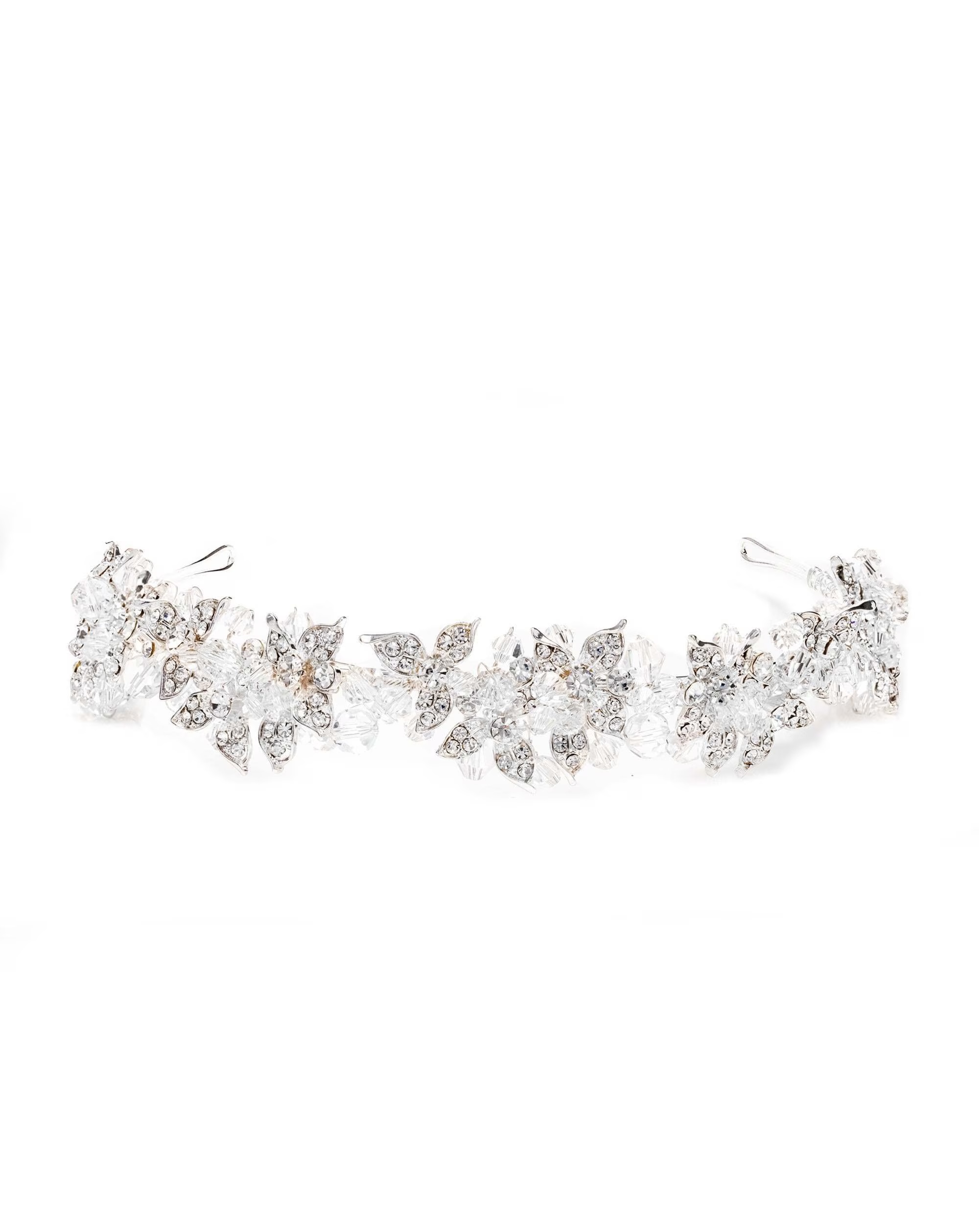 Silver Leaf And Bead Statement Emery Headband 1 Silver Leaf And Bead Statement Emery Headband