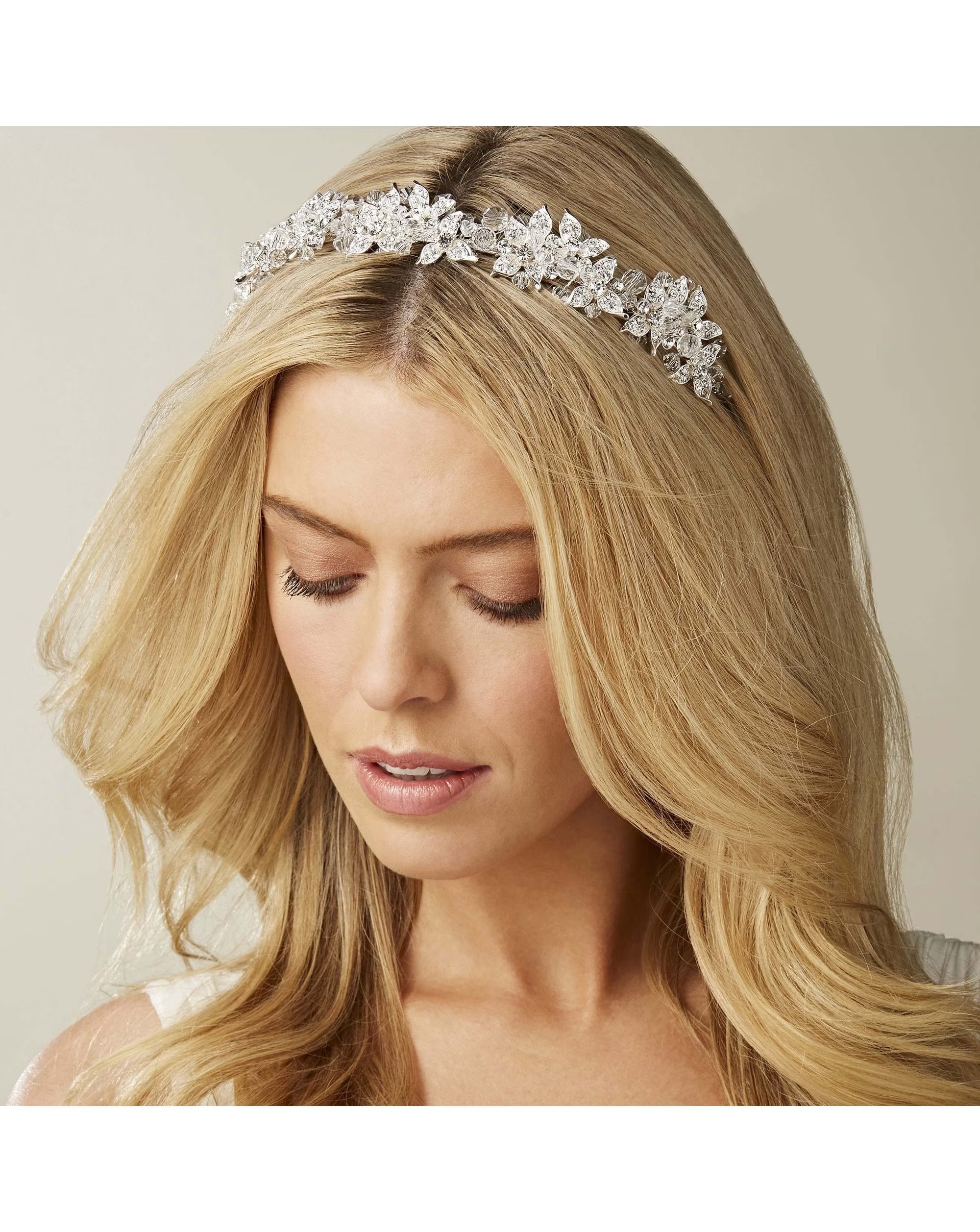 Silver Leaf And Bead Statement Emery Headband 2 Silver Leaf And Bead Statement Emery Headband