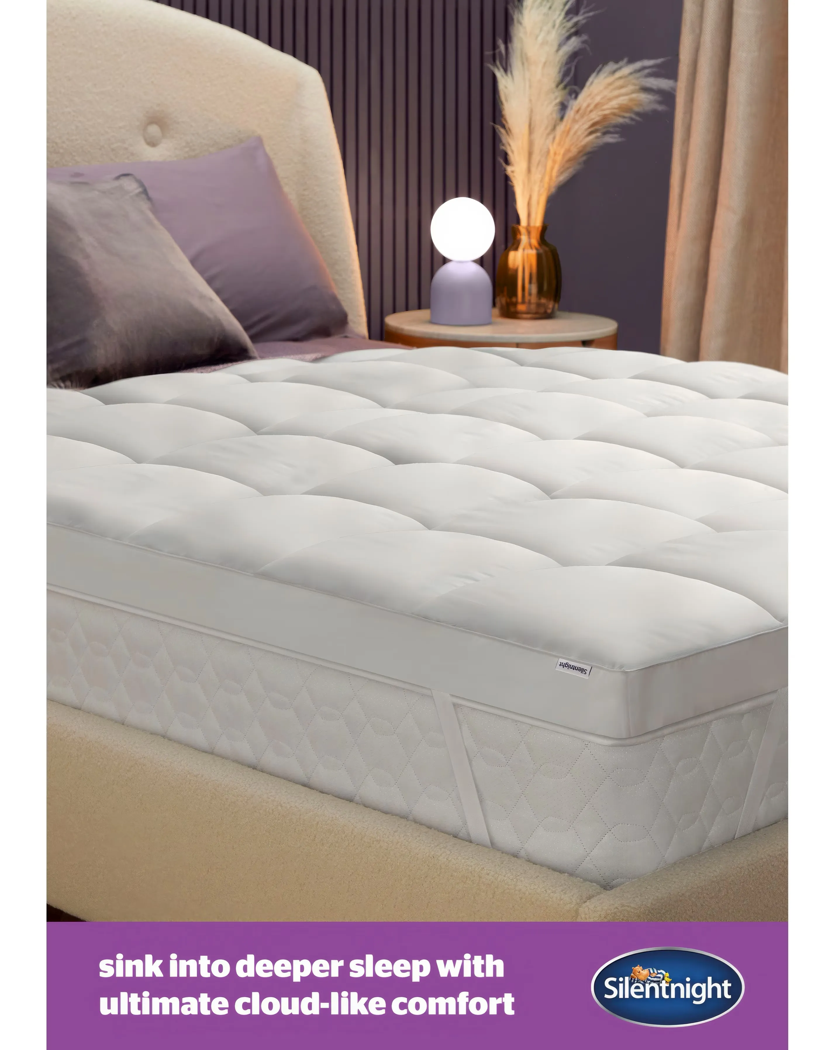 Silentnight Deep Sleep 10cm Mattress Topper 4 Silentnight Deep Sleep 10cm Mattress Topper