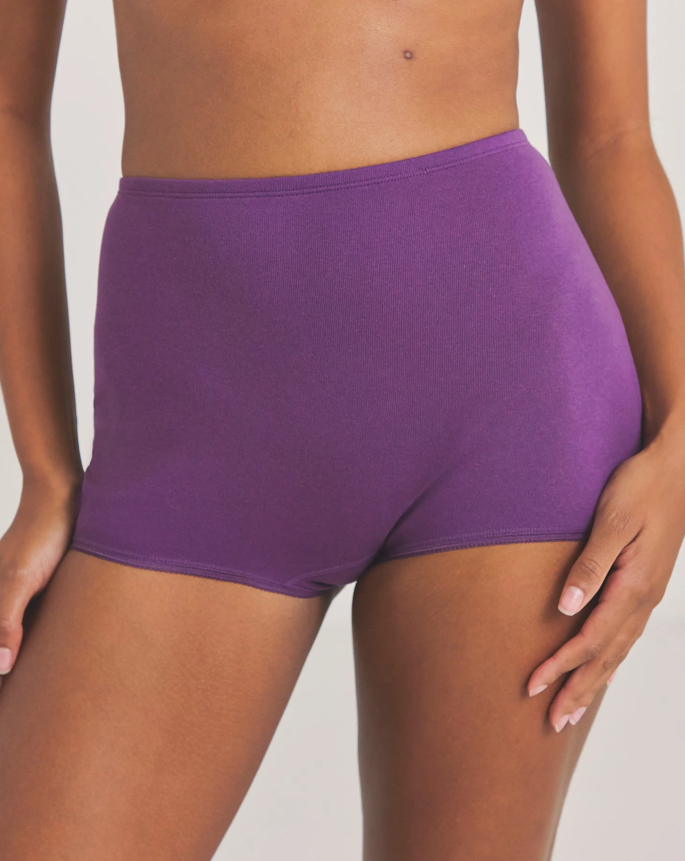Pretty Secrets (5 Pack) Cotton Comfort Short Knickers 2 Pretty Secrets (5 Pack) Cotton Comfort Short Knickers