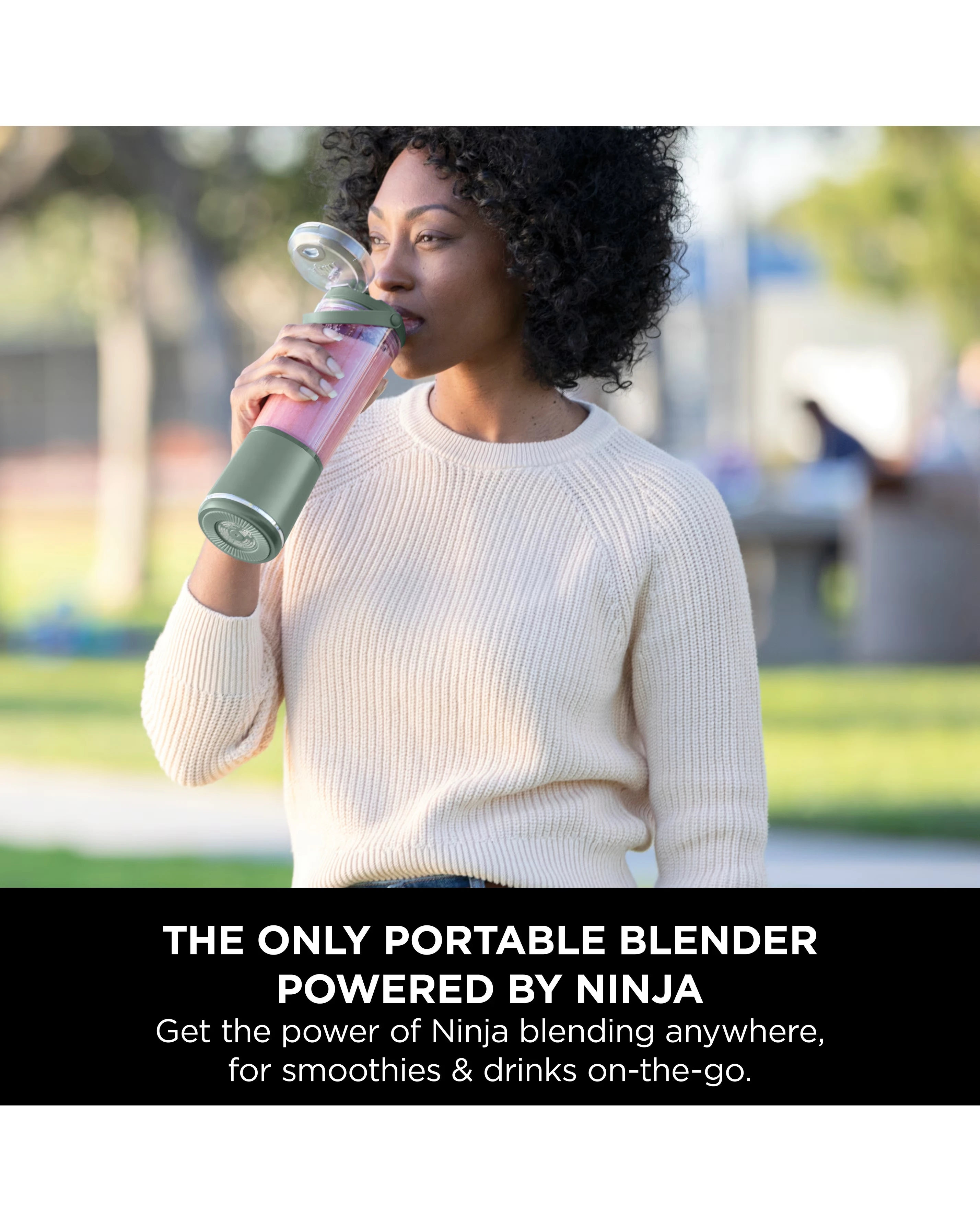 Ninja Blast Cordless Portable Blender Forest Green BC151UKEM 2 Ninja Blast Cordless Portable Blender Forest Green BC151UKEM