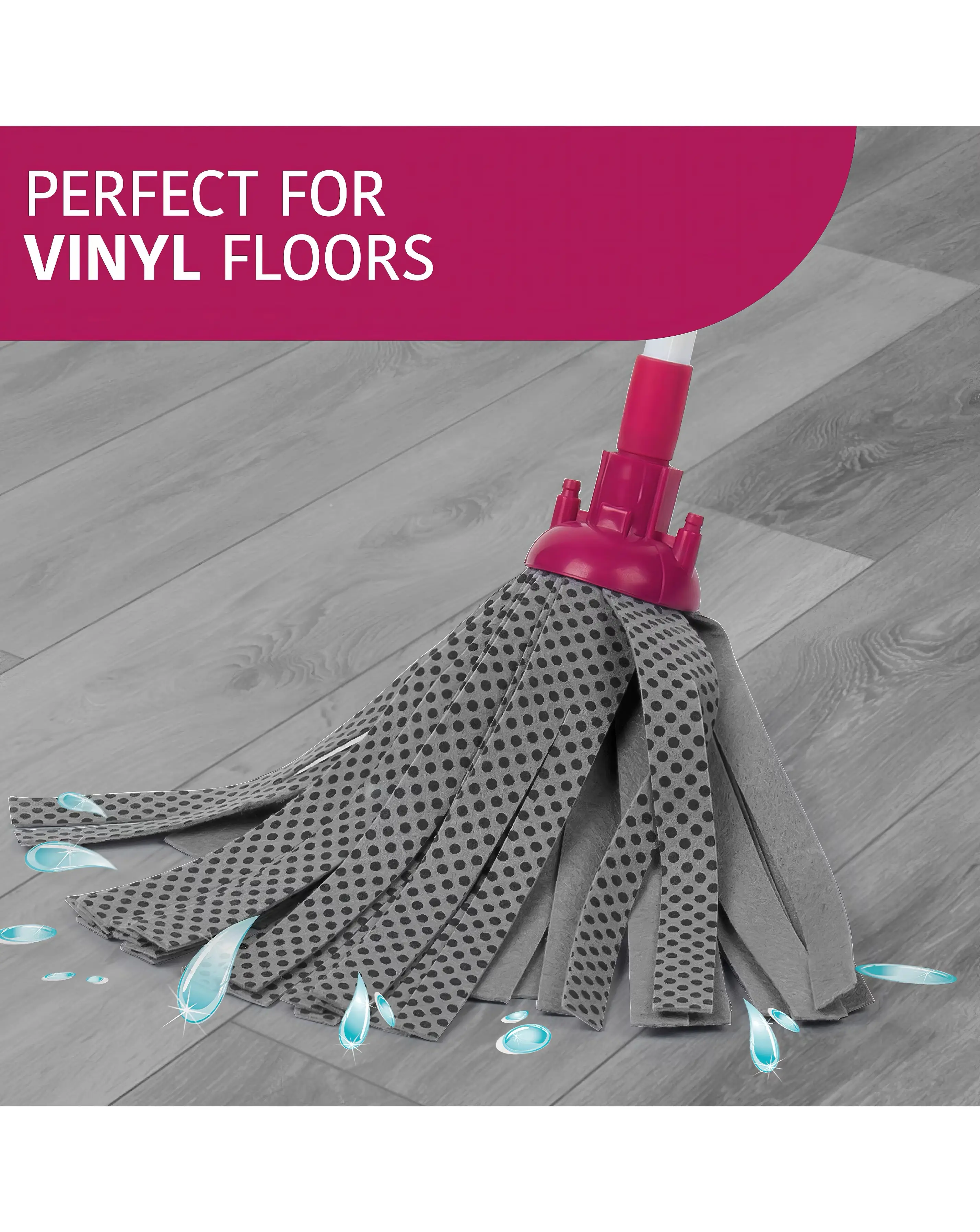 Kleeneze Cloth Mop with Extendable Handle 6 Kleeneze Cloth Mop with Extendable Handle