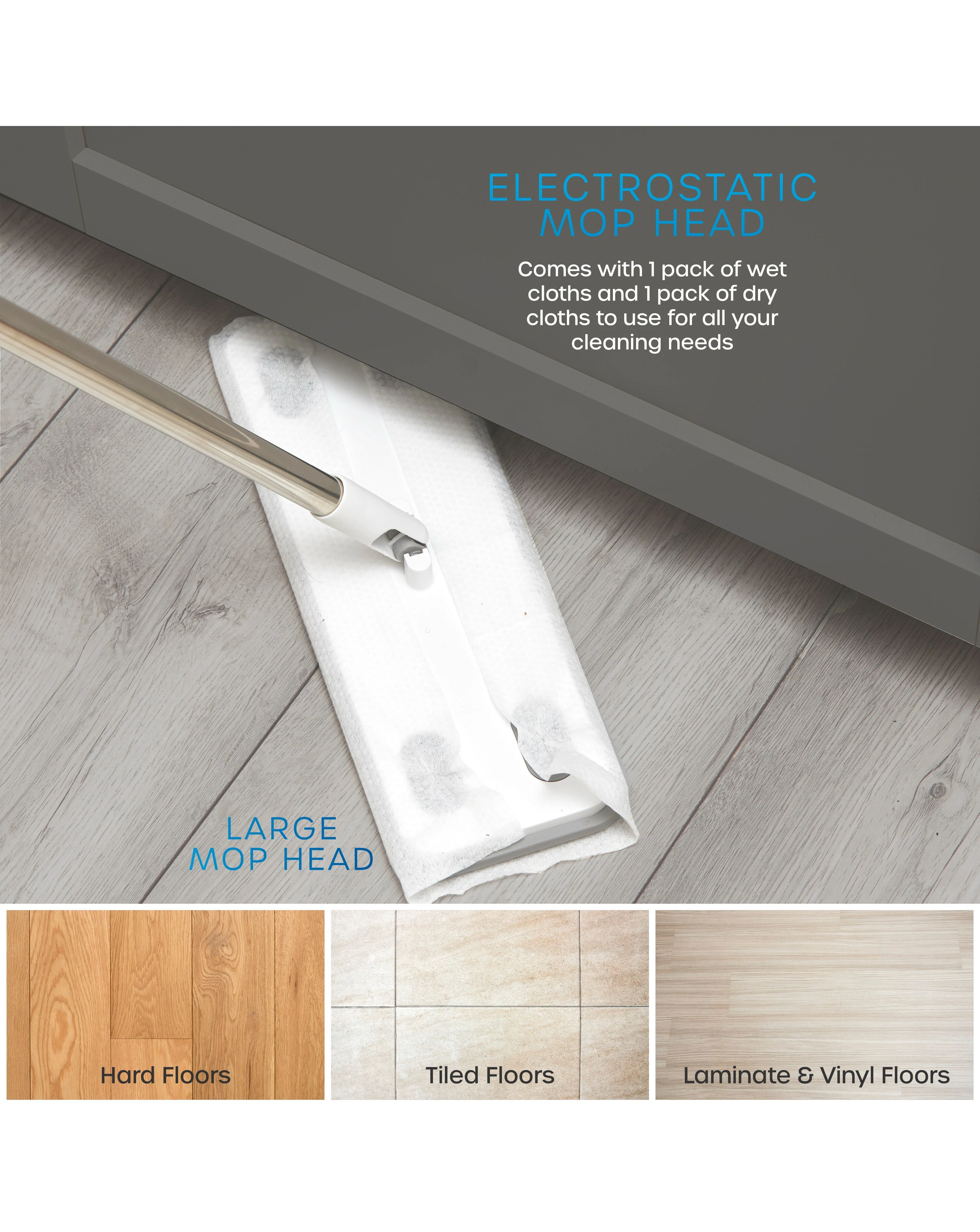 Swan Elevate Electrostatic Mop 3 Swan Elevate Electrostatic Mop