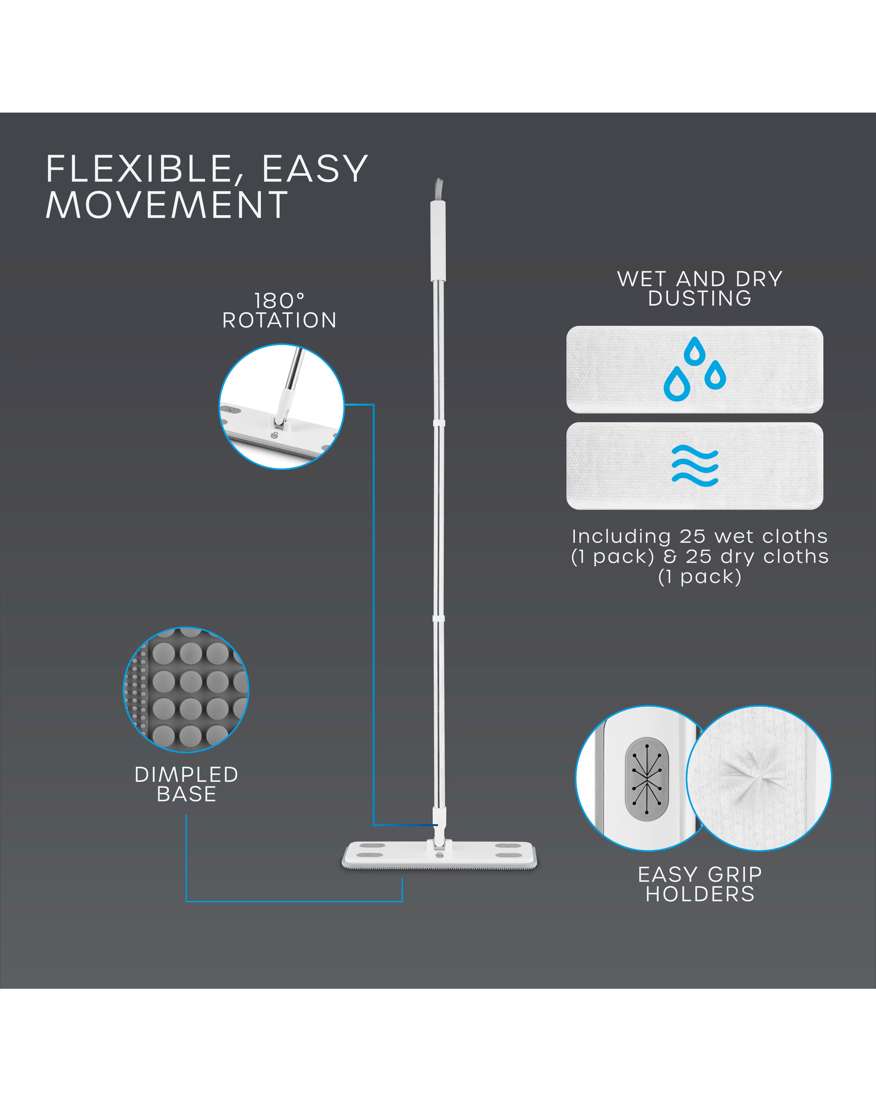 Swan Elevate Electrostatic Mop 5 Swan Elevate Electrostatic Mop
