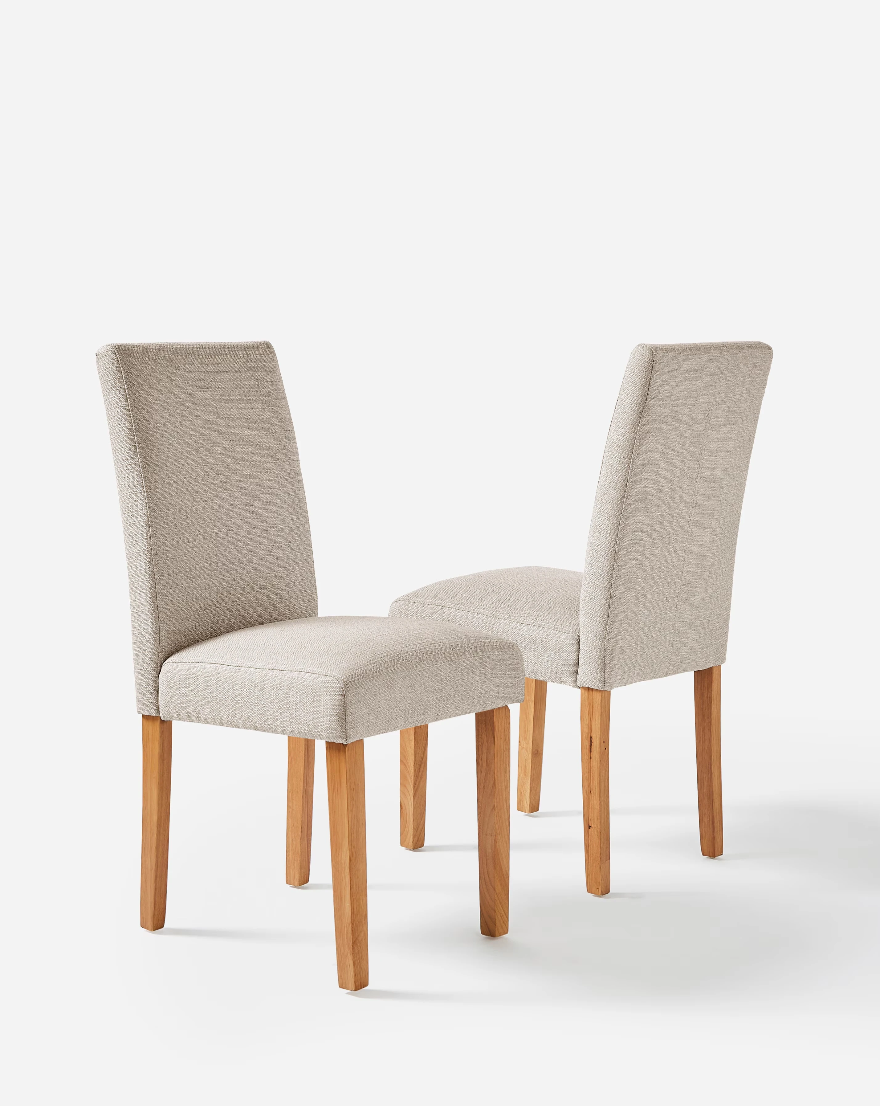 Ava Pair of Dining Chairs Fabric