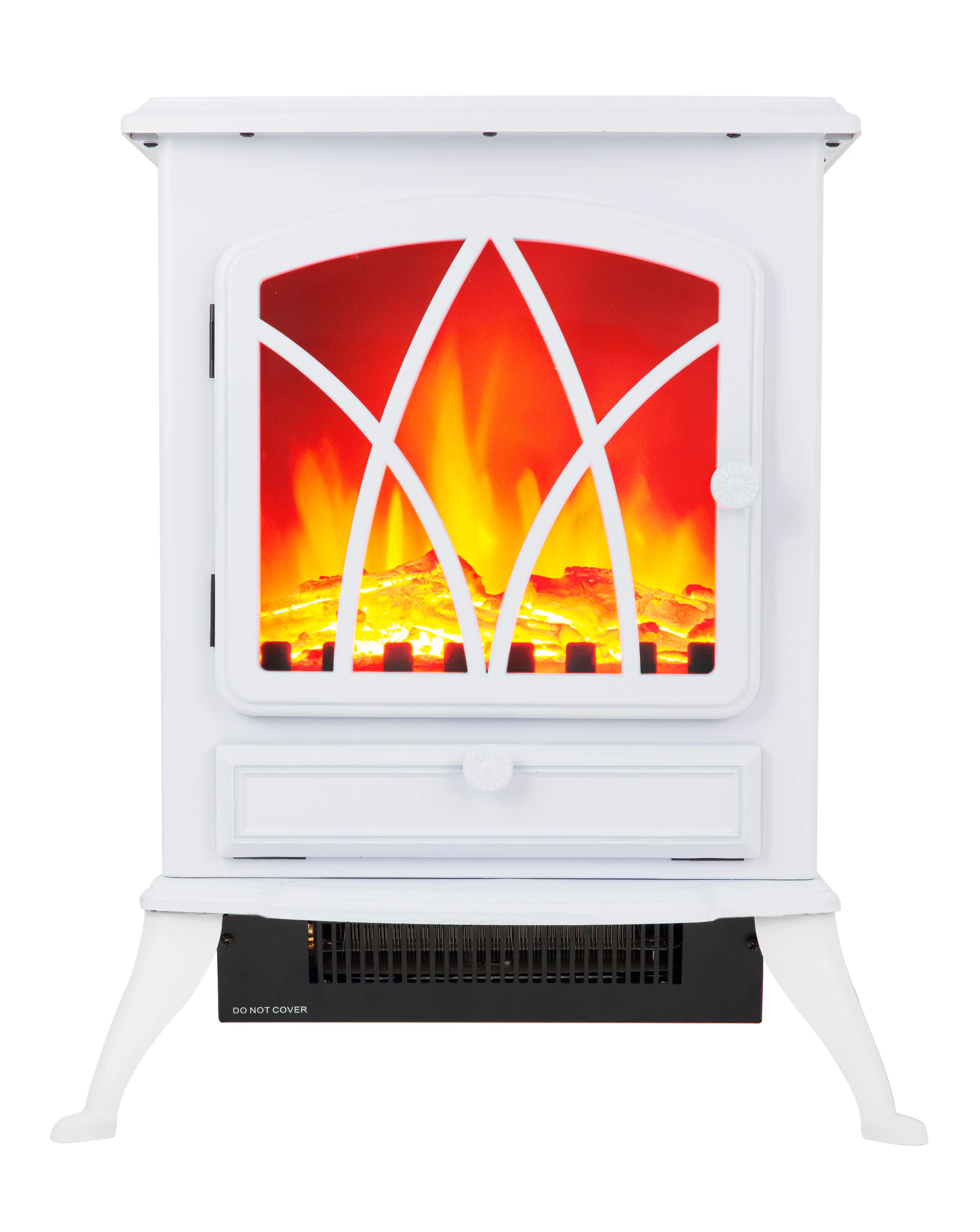 Warmlite 2kW White Electric Fire Stove 1 Warmlite 2kW White Electric Fire Stove