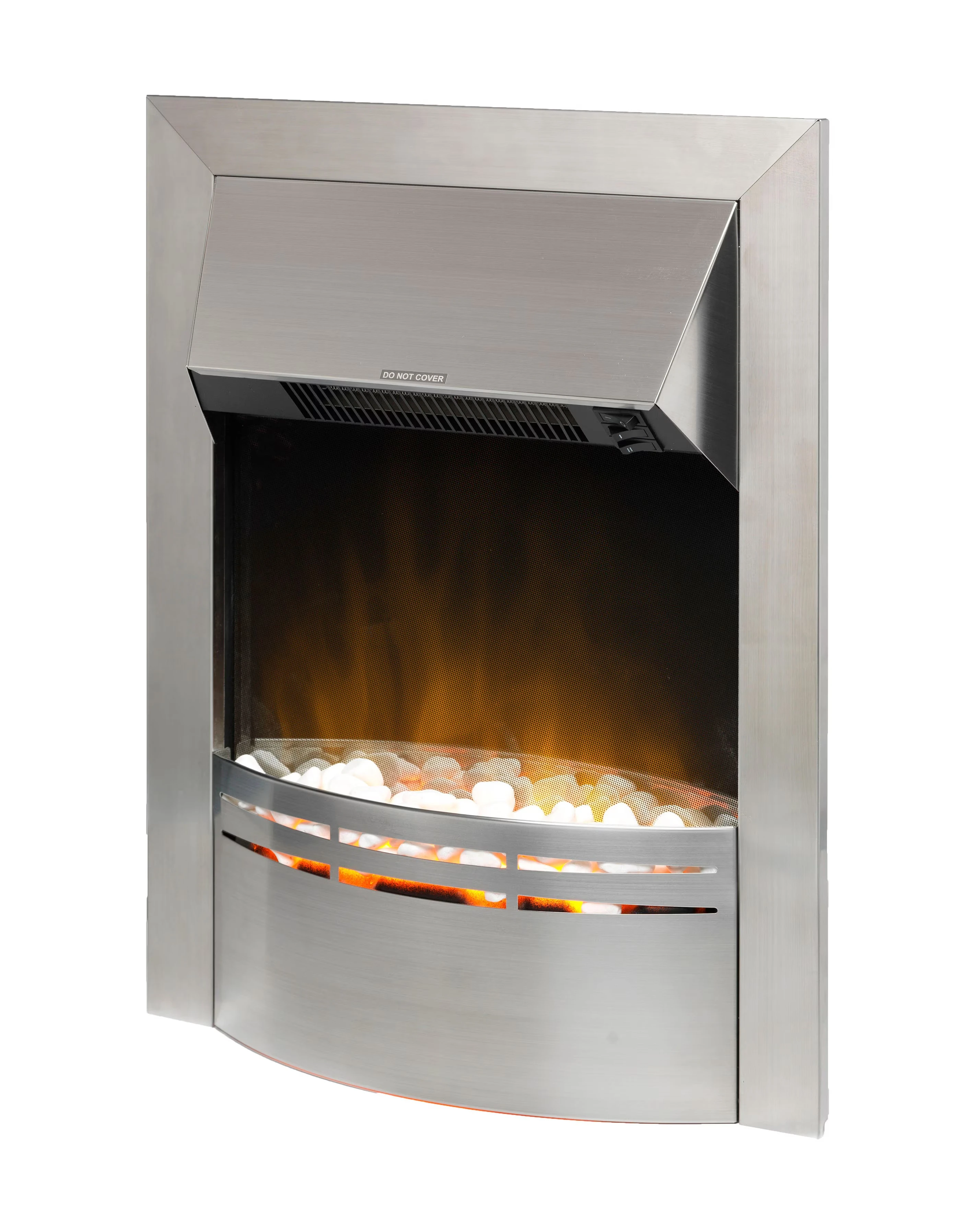 Dimplex Dakota Brushed Stainless Steel Inset Fire 3 Dimplex Dakota Brushed Stainless Steel Inset Fire