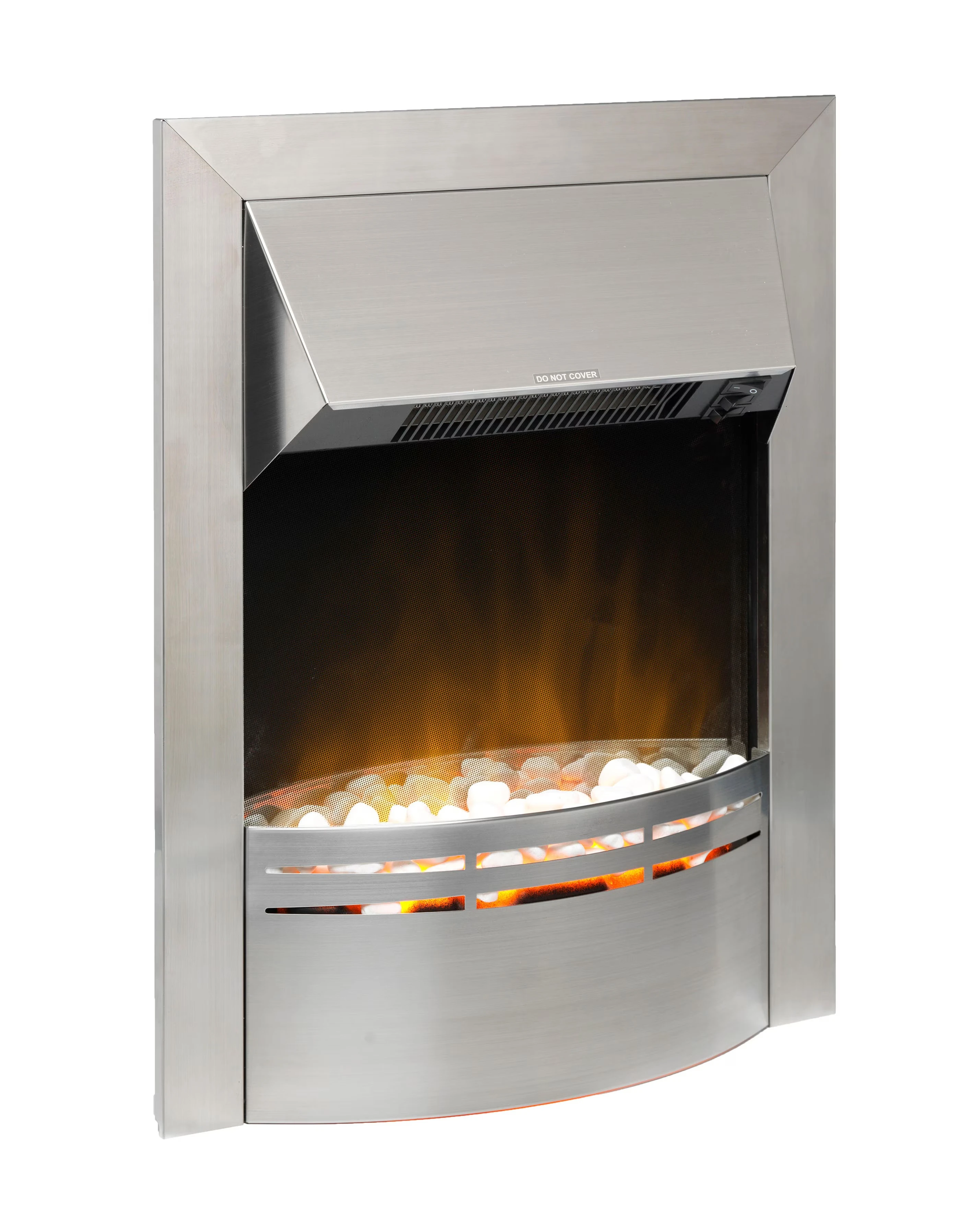 Dimplex Dakota Brushed Stainless Steel Inset Fire 4 Dimplex Dakota Brushed Stainless Steel Inset Fire