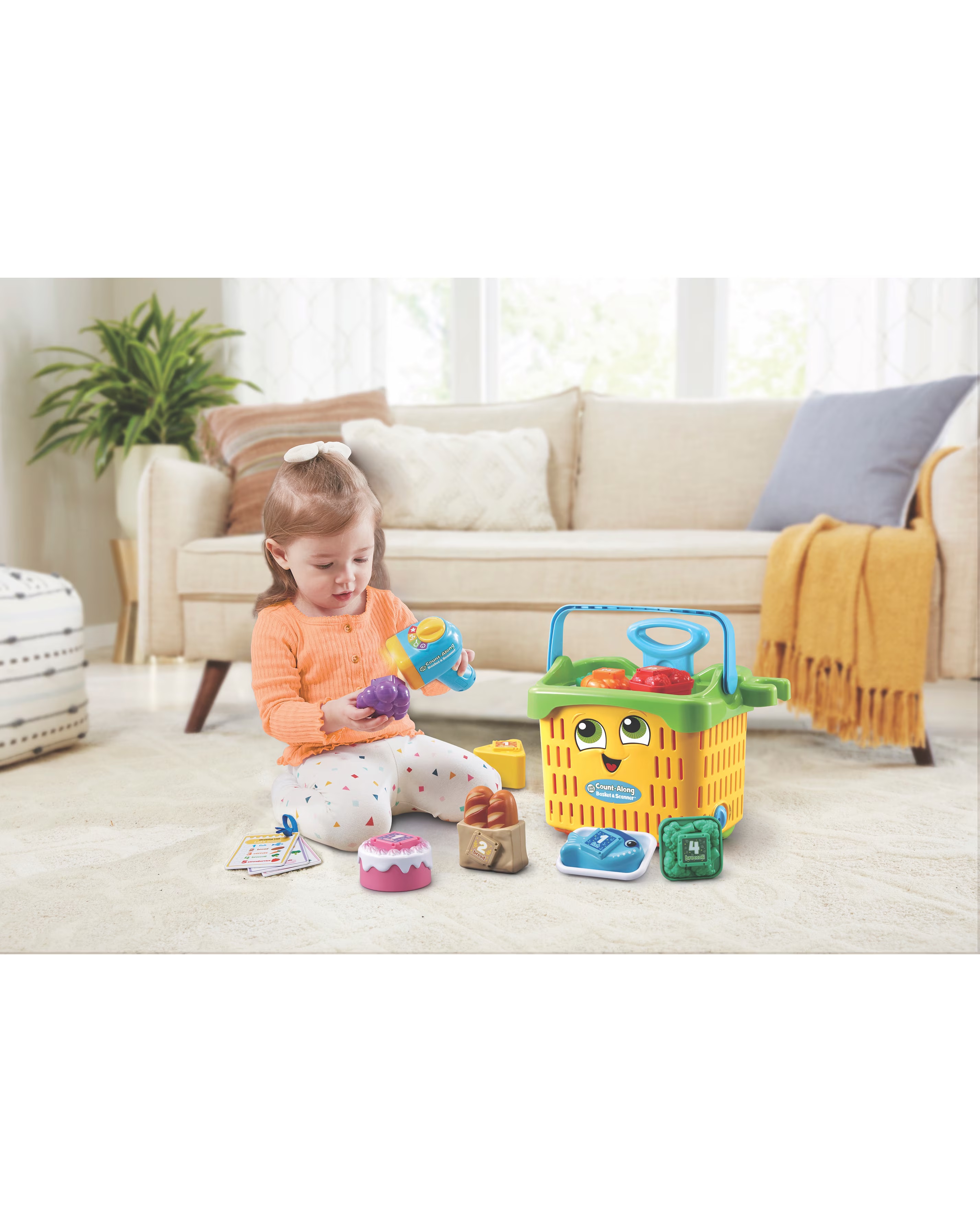 LeapFrog Count Along Basket & Scanner 7 LeapFrog Count Along Basket & Scanner