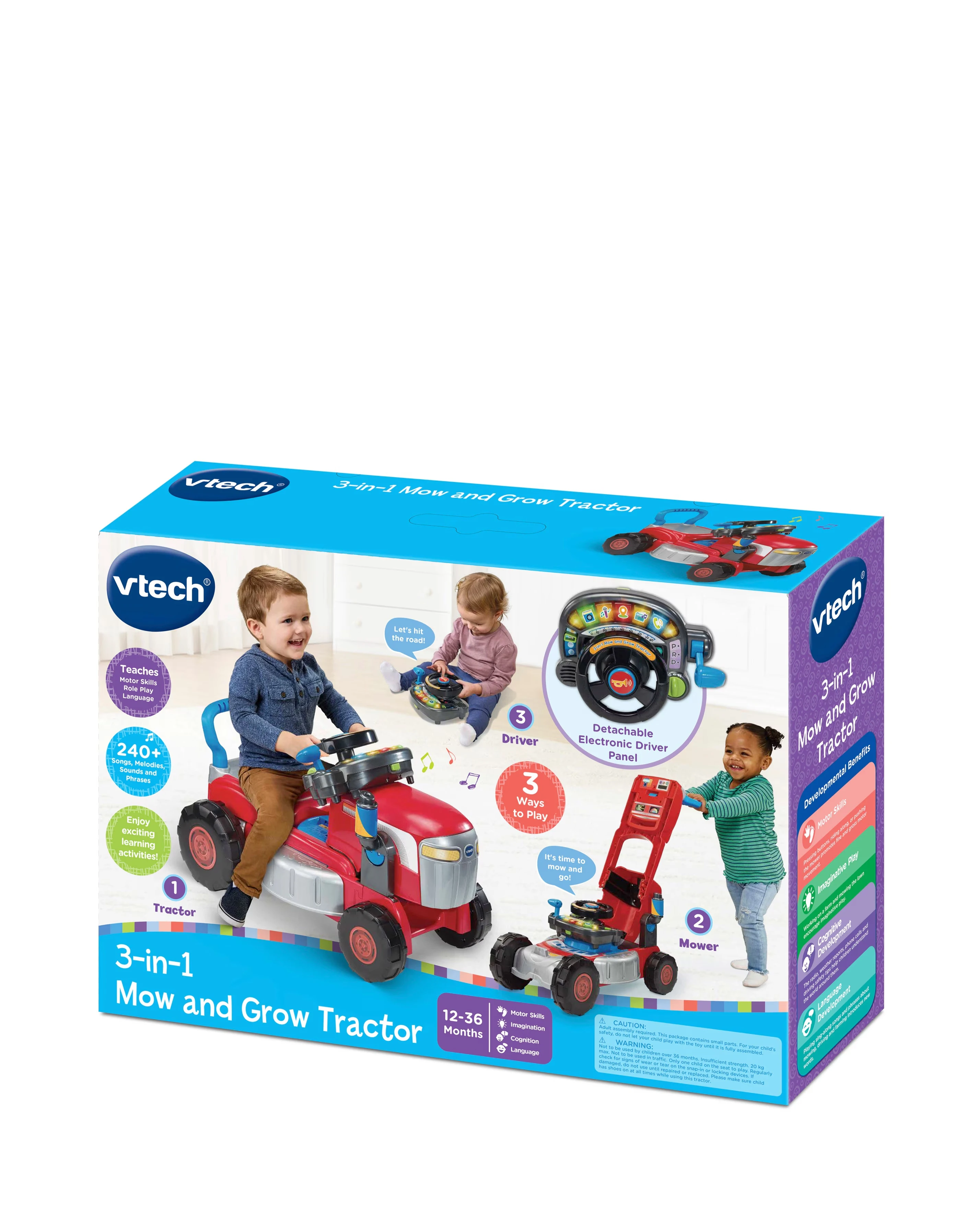 VTech 3-in-1 Mow and Grow Tractor 1 VTech 3-in-1 Mow and Grow Tractor