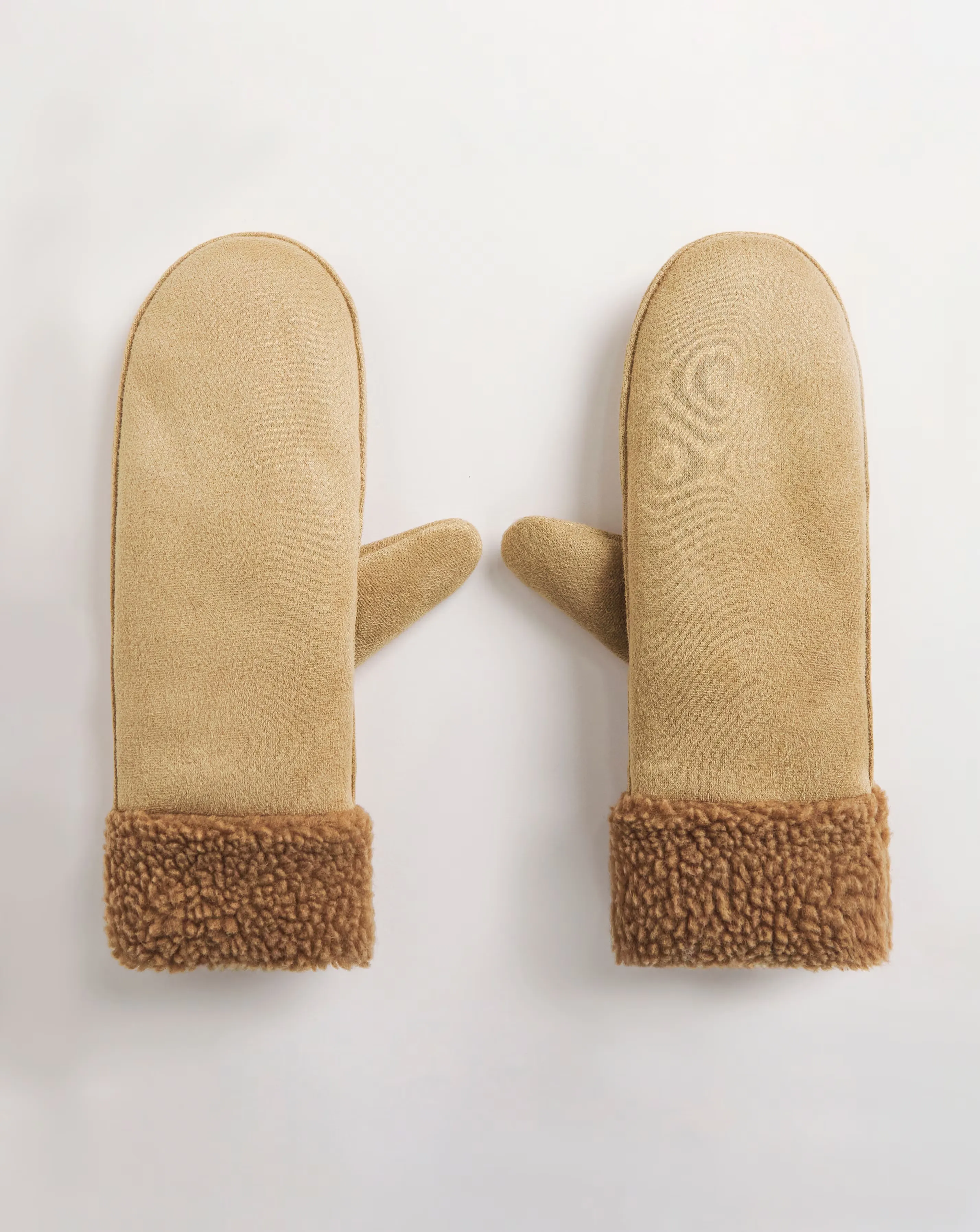 Faux Shearling Mittens 1 Faux Shearling Mittens