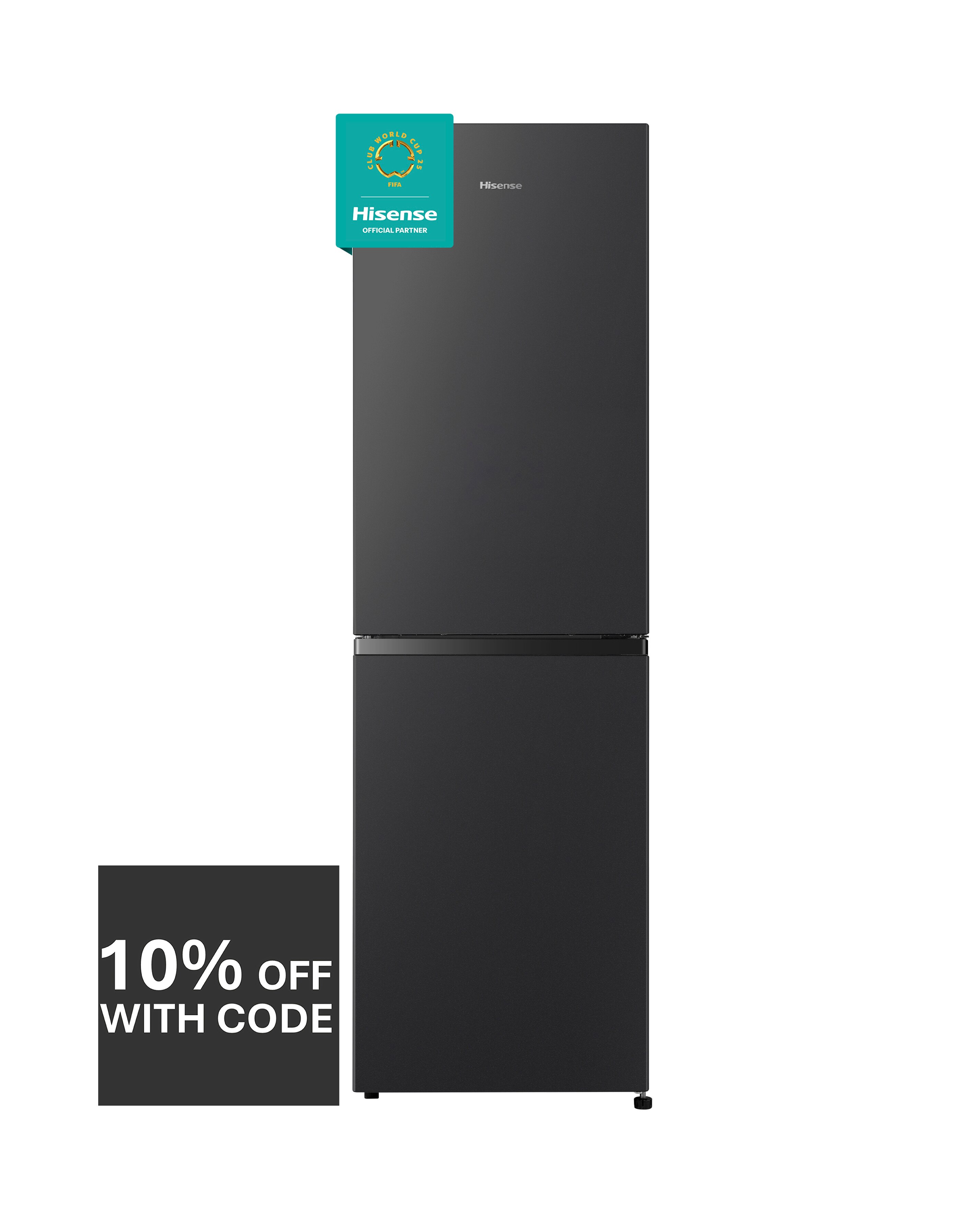Hisense RB327N4BBE 50/50 Frost Free Fridge Freezer - E Rated 183 CM