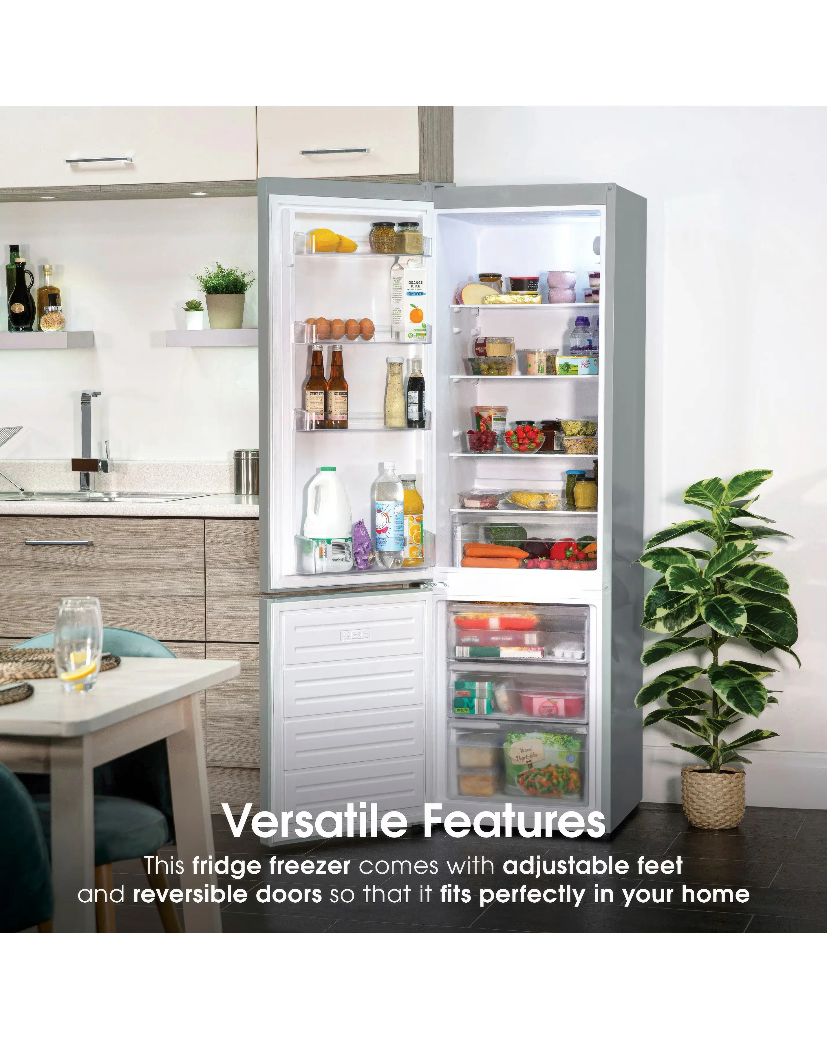 Abode A180FF541E1S 70/30 Fridge Freezer - Silver 8 Abode A180FF541E1S 70/30 Fridge Freezer - Silver