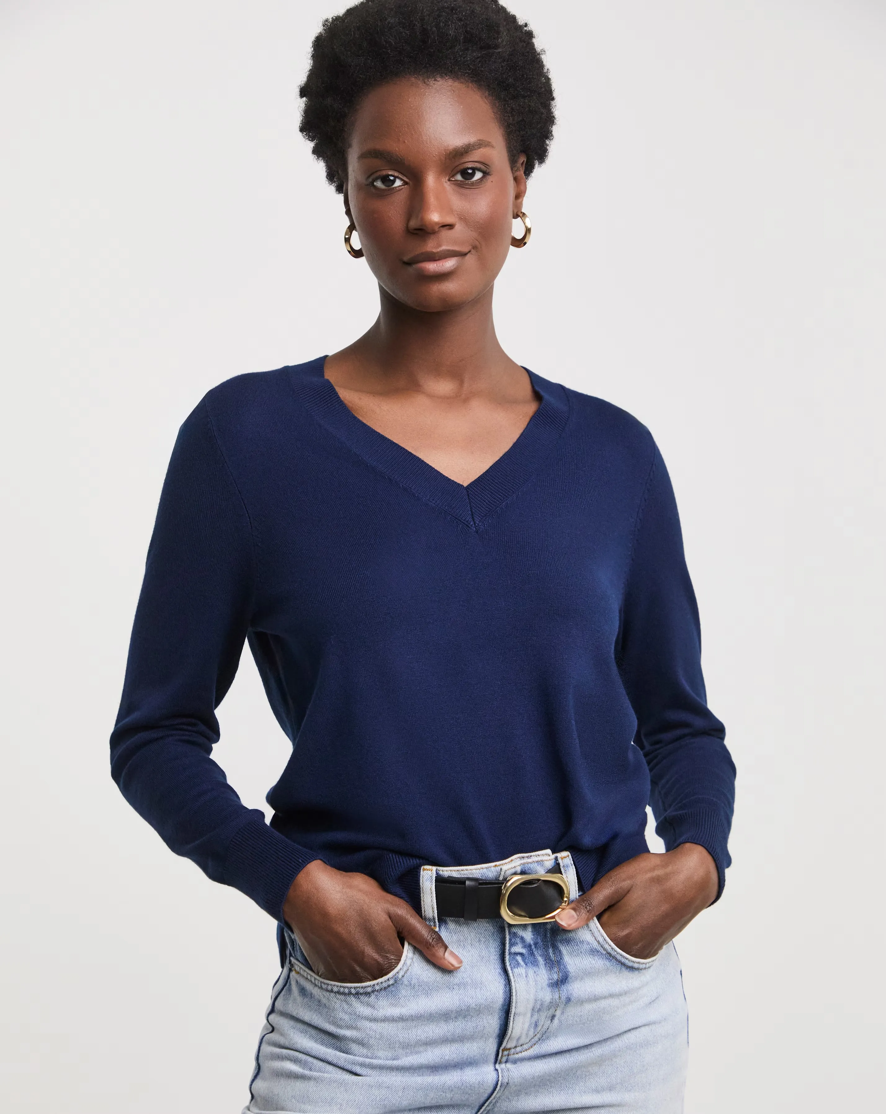 V Neck Jumper