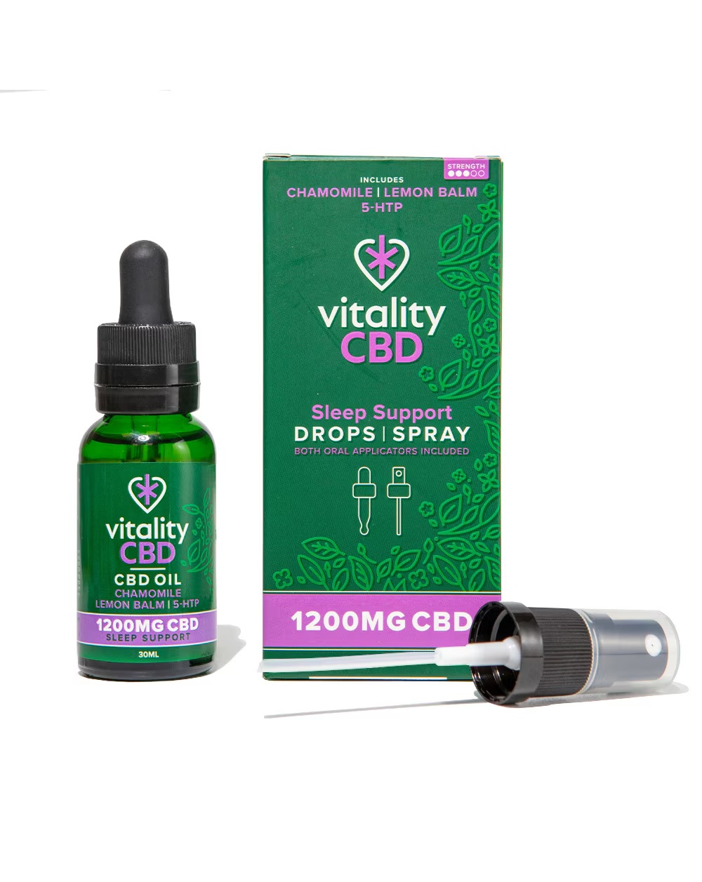 Vitality CBD Sleep Support 1200mg Spiced Citrus 1 Vitality CBD Sleep Support 1200mg Spiced Citrus
