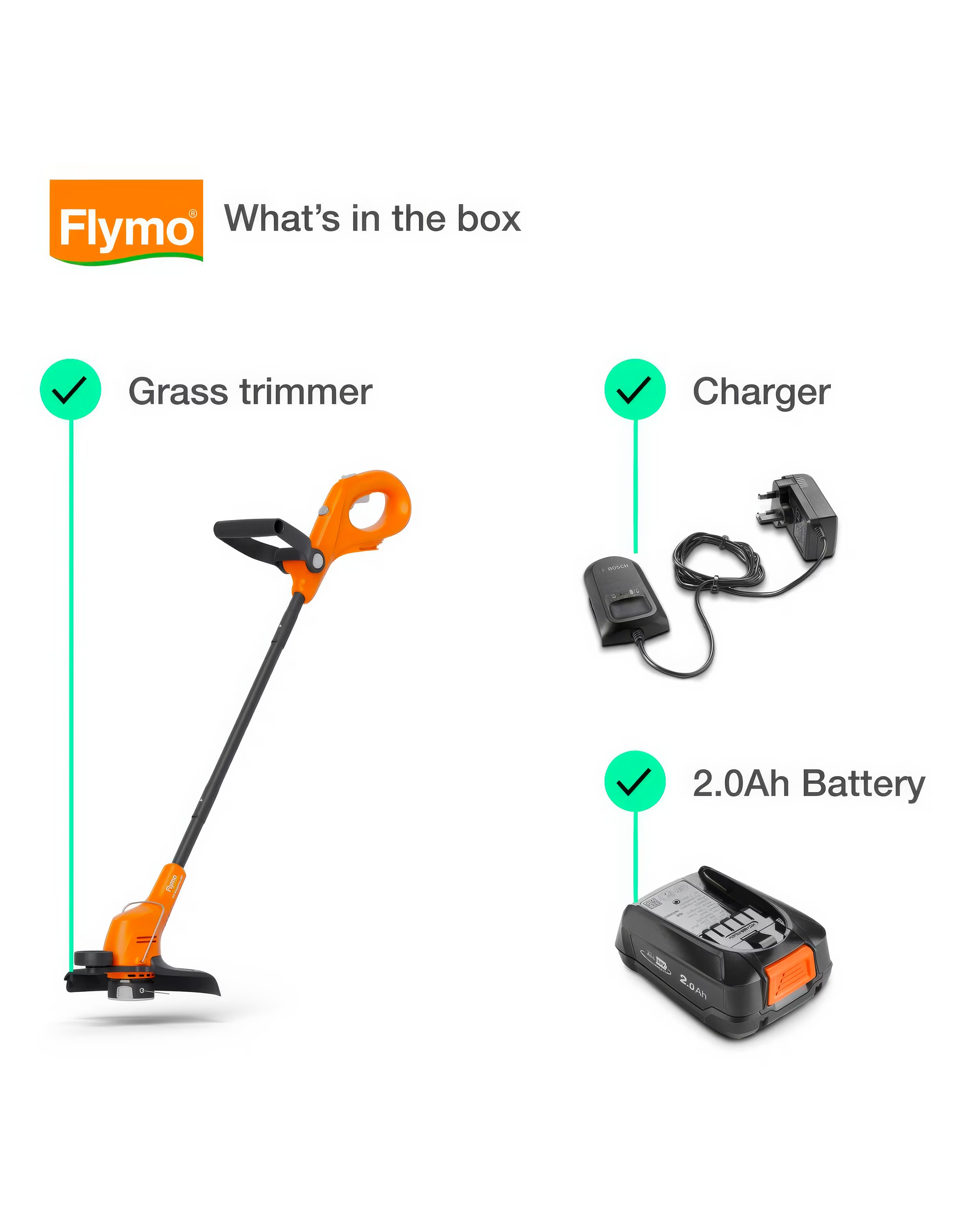 Flymo 18V SimpliTrim 250 2 Flymo 18V SimpliTrim 250