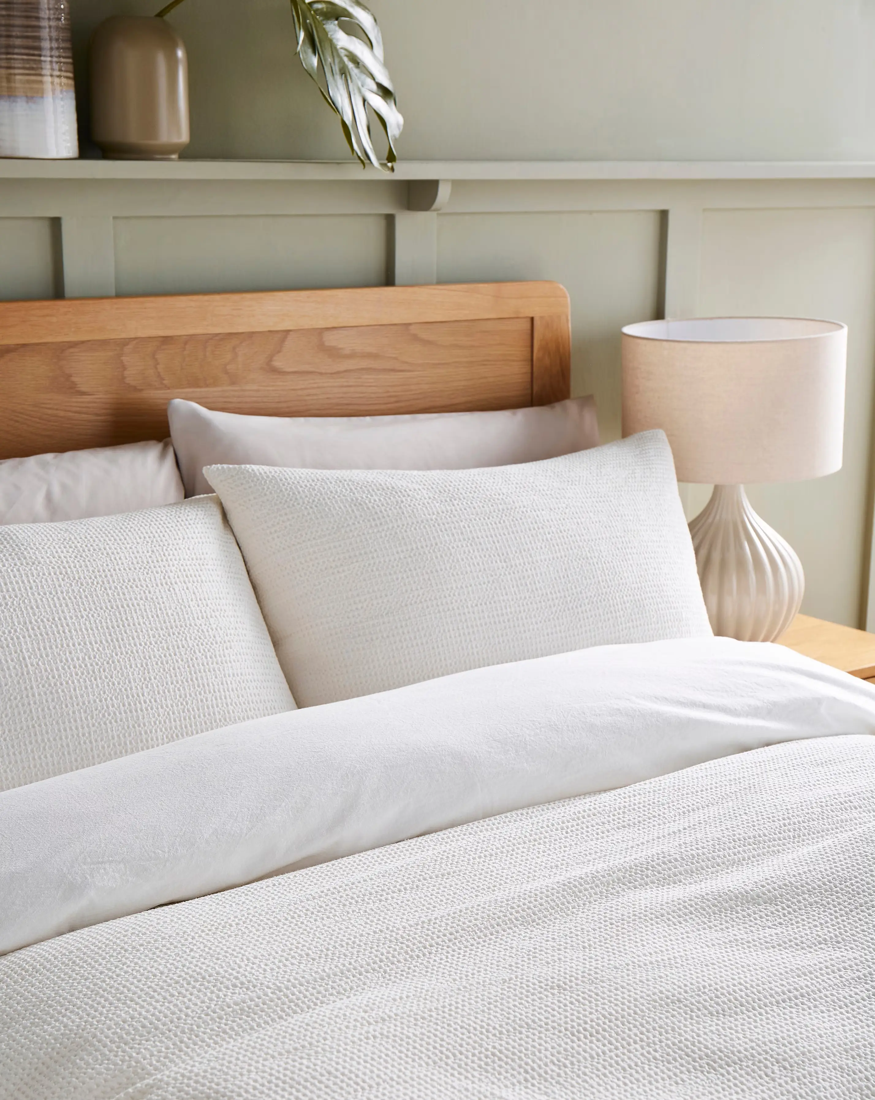 Waffle Pure Cotton Duvet Cover Set 2 Waffle Pure Cotton Duvet Cover Set