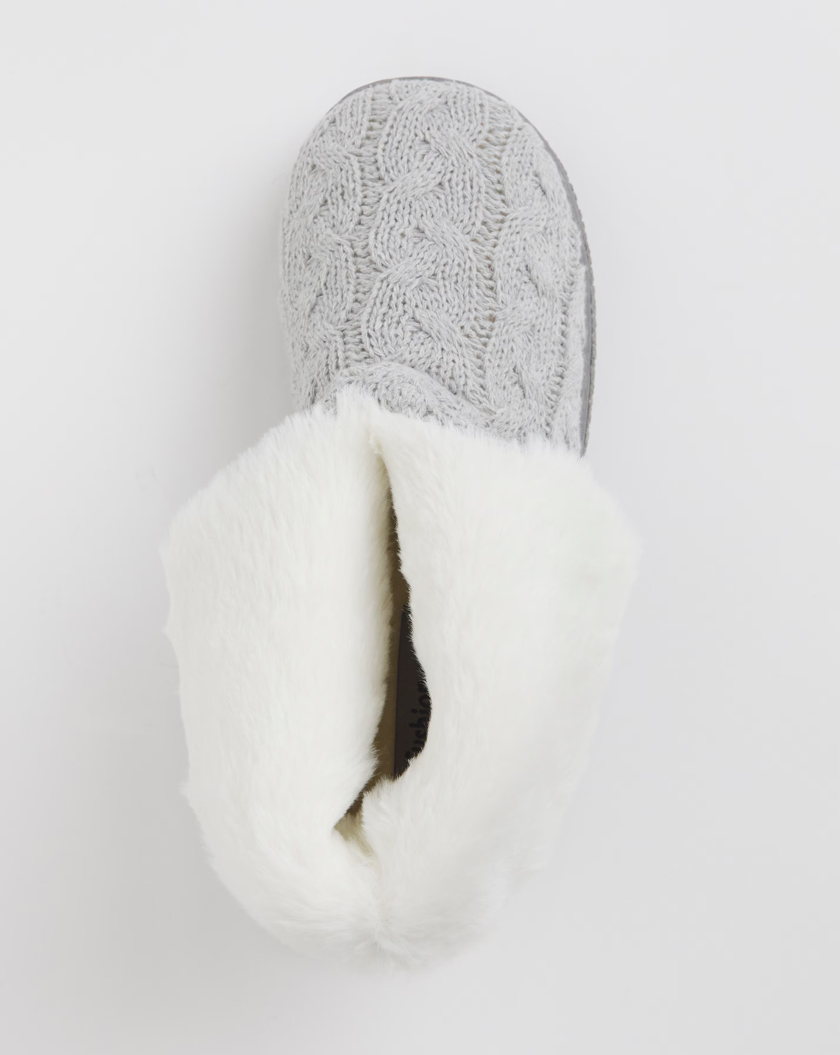 Cushion Walk Cable Bootee Slipper Wide E Fit 3 Cushion Walk Cable Bootee Slipper Extra Wide EEE Fit
