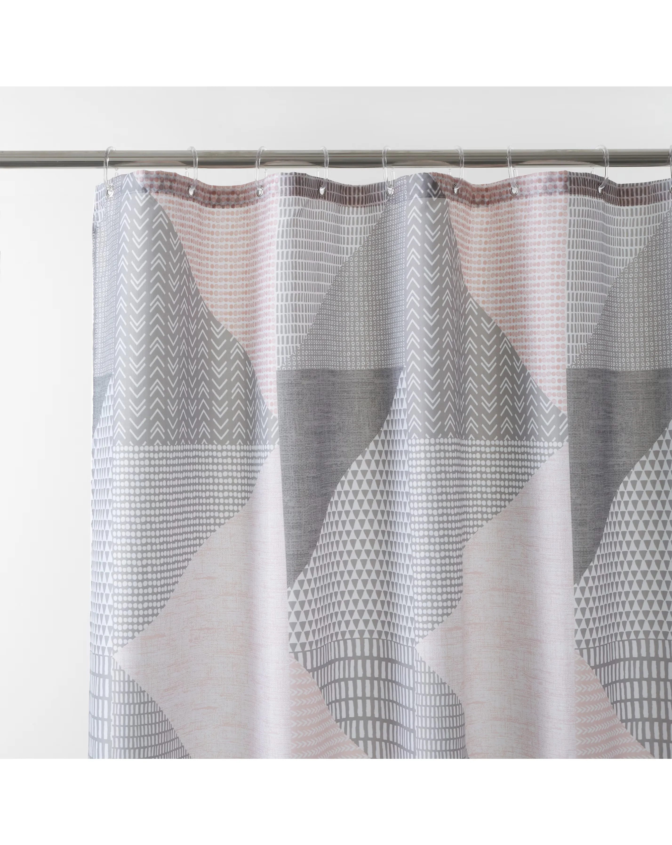 Catherine Lansfield Larsson Geo Shower Curtain 2 Catherine Lansfield Larsson Geo Shower Curtain
