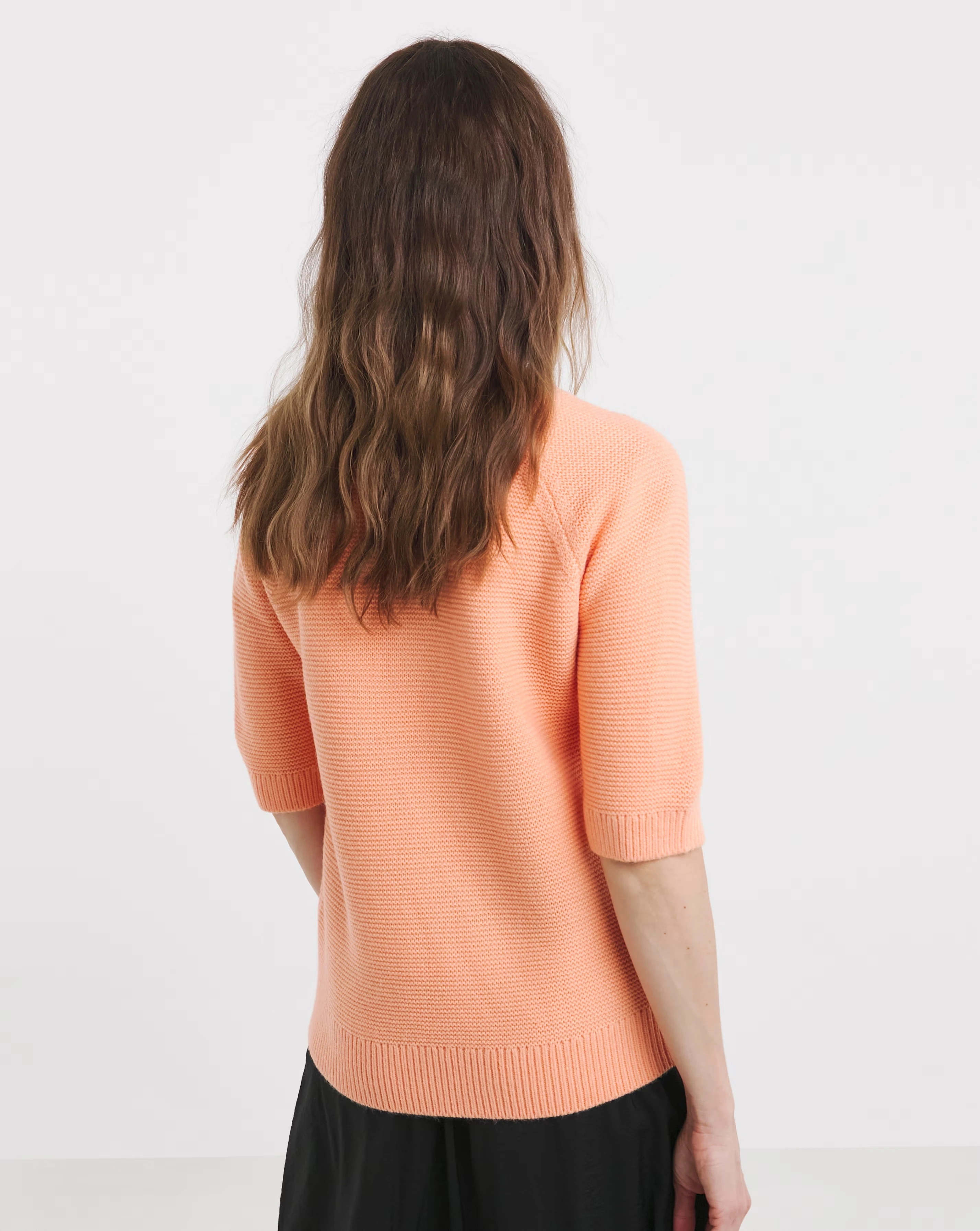 Coral Crew Neck Raglan Sleeve Jumper 4 Coral Crew Neck Raglan Sleeve Jumper