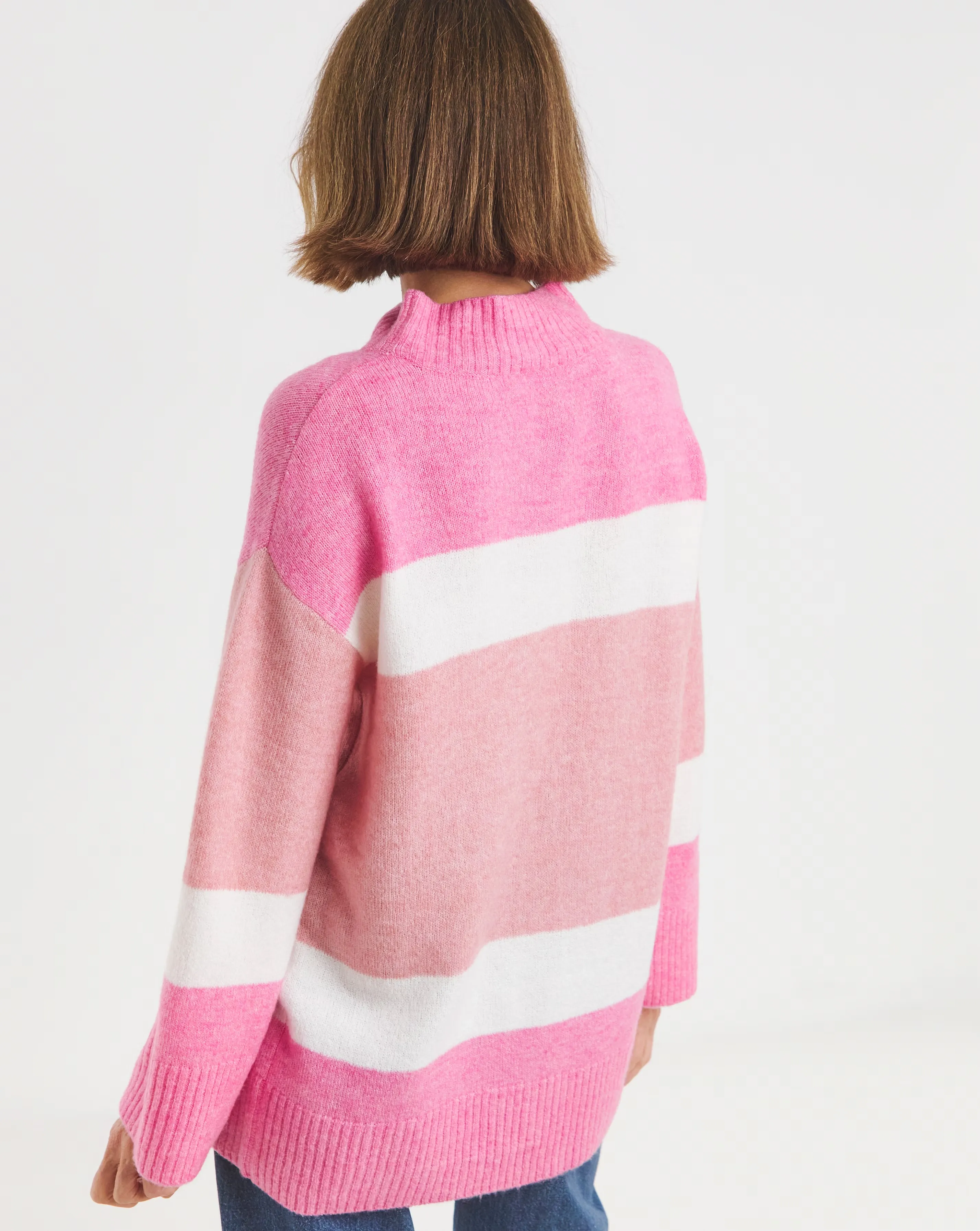 Pink Colour Block Tunic 4 Pink Colour Block Tunic