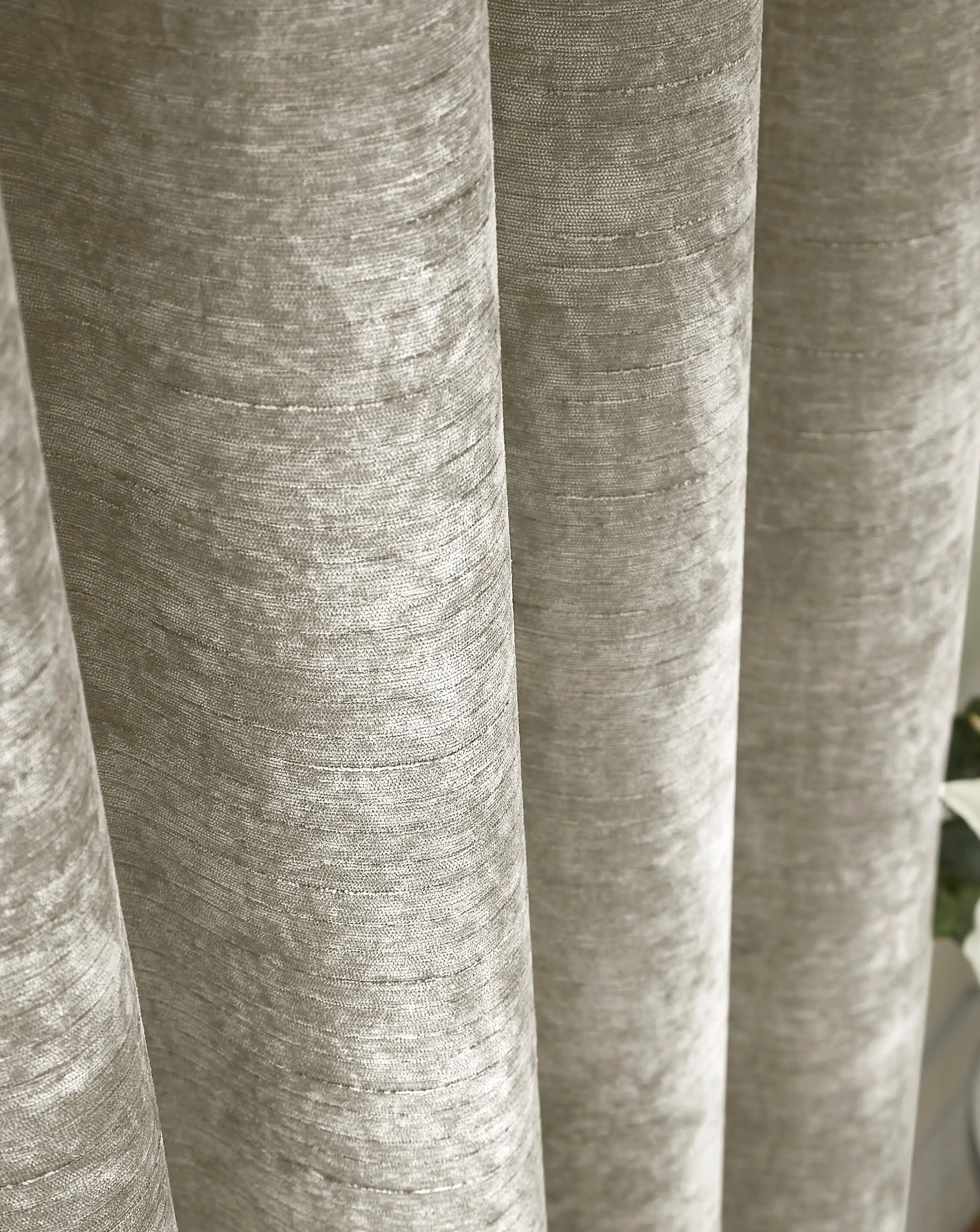 Hyperion Selene Luxury Chenille Weighted Thermal Eyelet Curtains 2 Hyperion Selene Luxury Chenille Weighted Thermal Eyelet Curtains