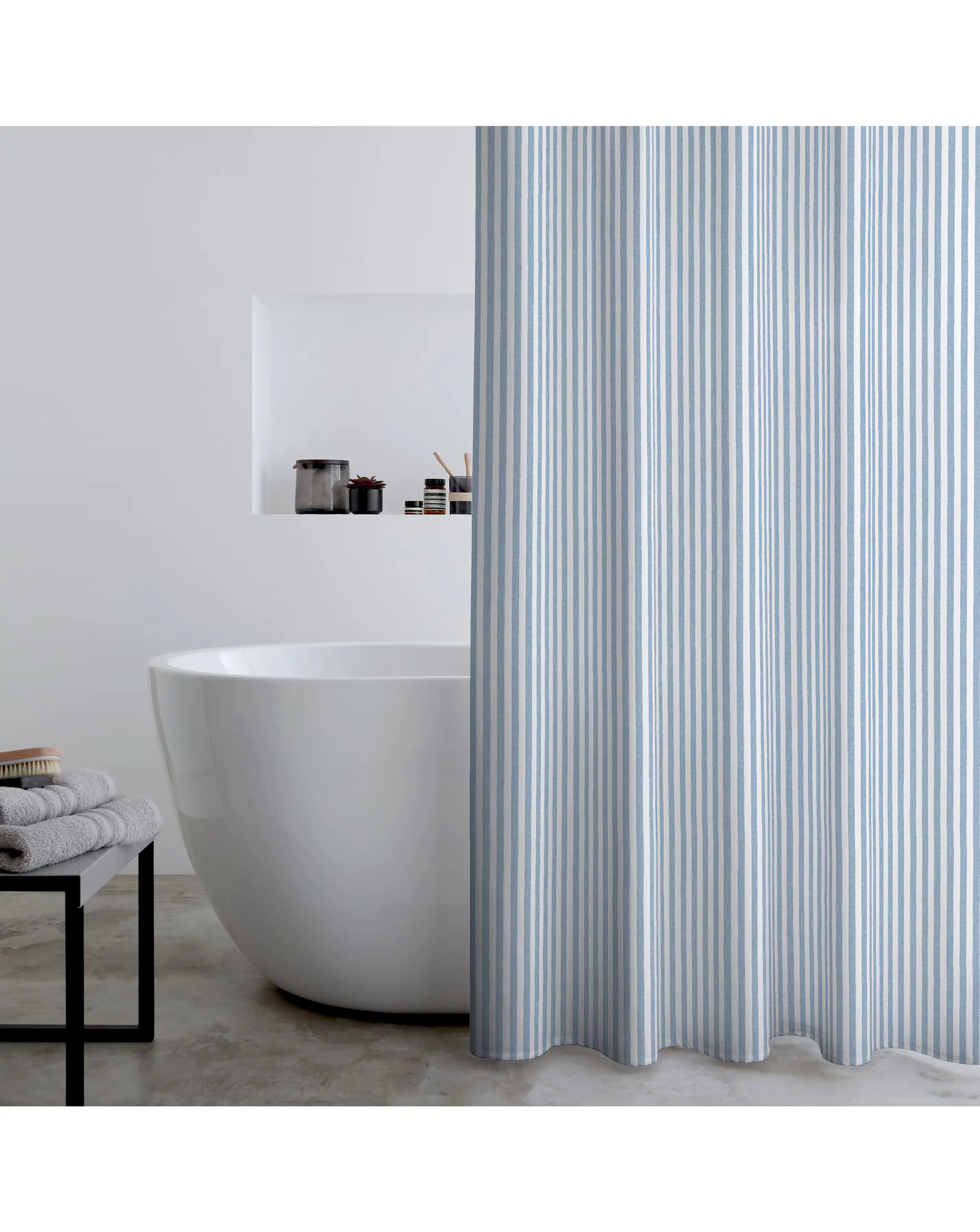 Catherine Lansfield Timeless Stripe Shower Curtain
