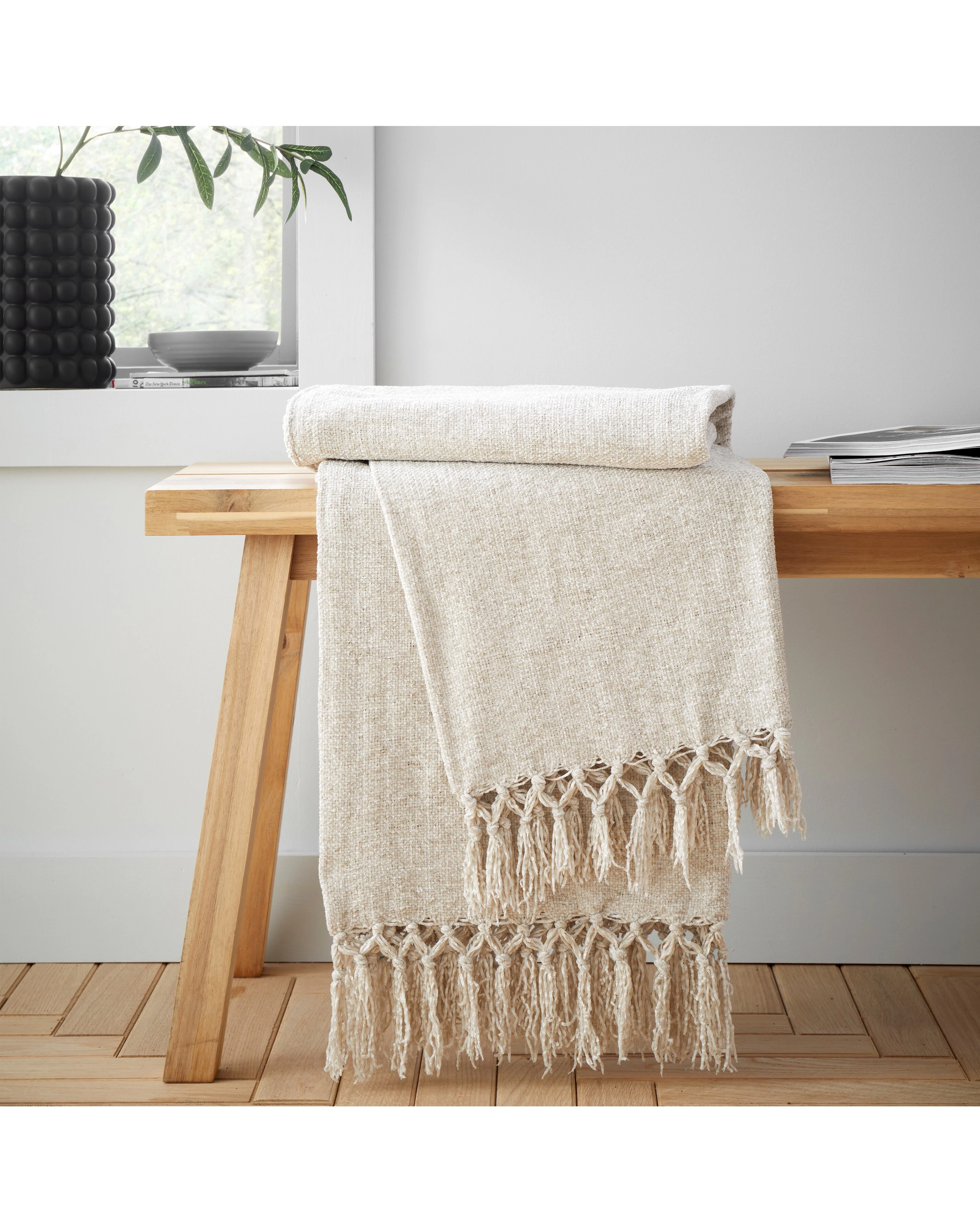 Catherine Lansfield Plain Chenille Throw 1 Catherine Lansfield Plain Chenille Throw