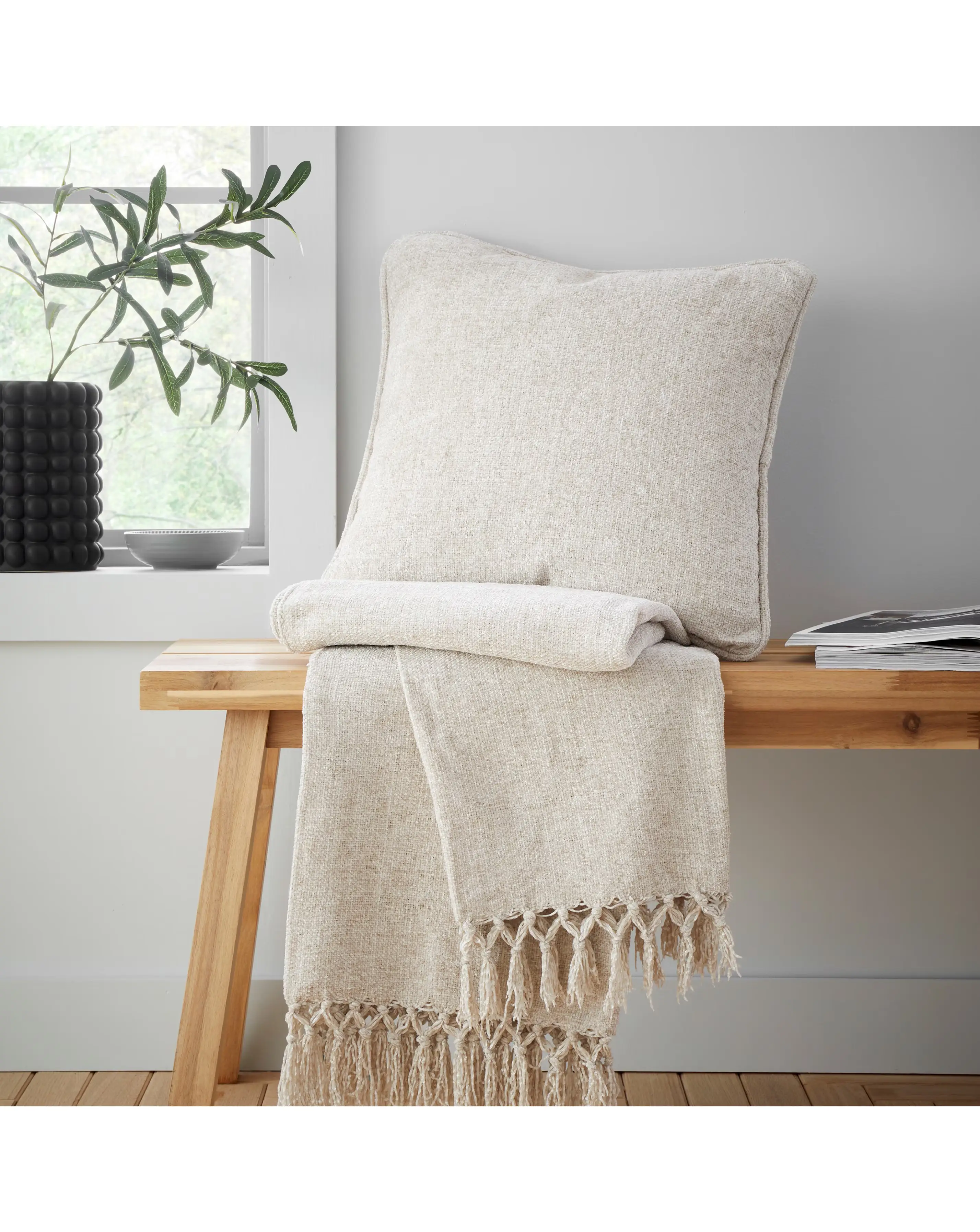 Catherine Lansfield Plain Chenille Throw 2 Catherine Lansfield Plain Chenille Throw
