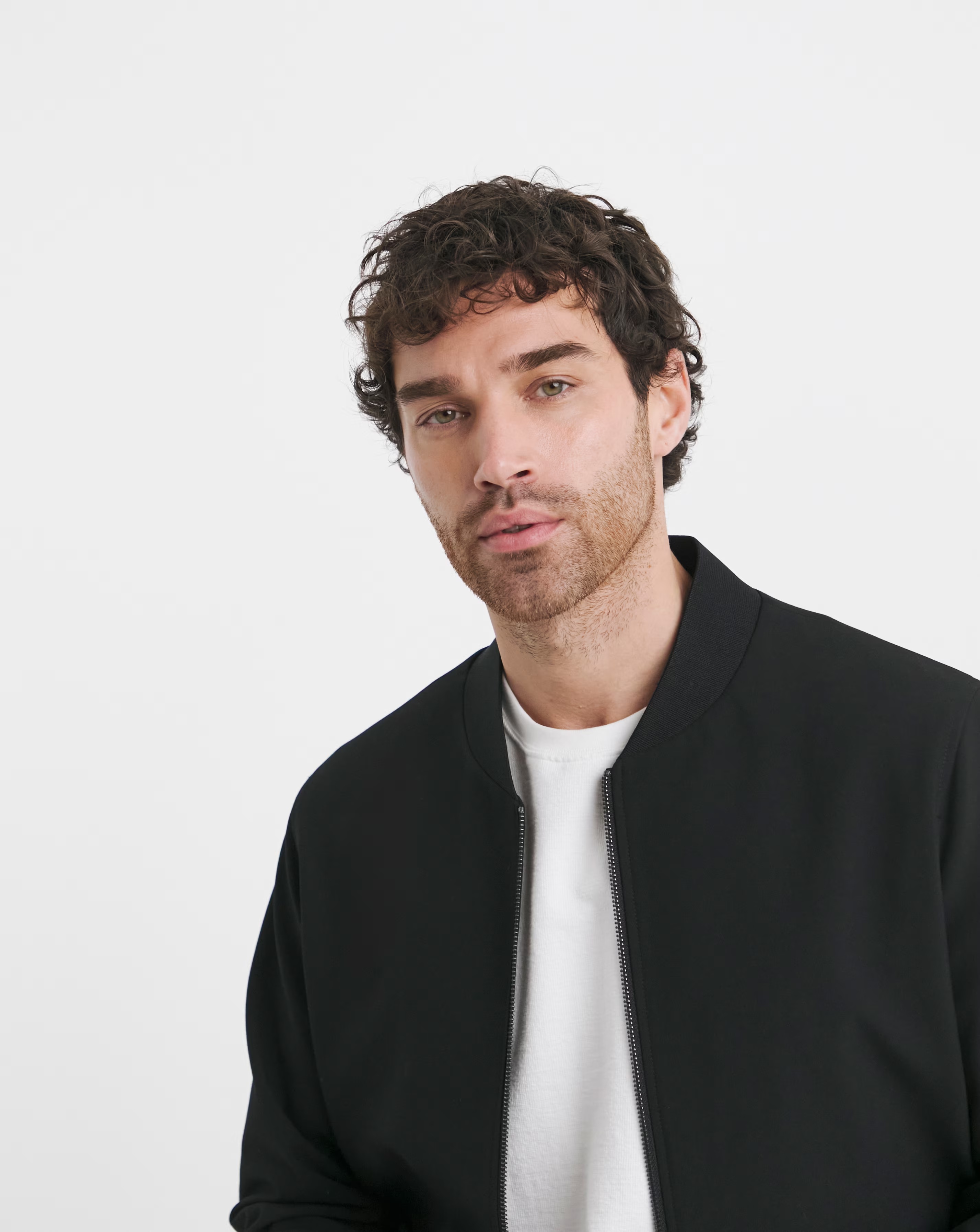 Premium Tailored Stretch Bomber Jacket 2 Premium Tailored Stretch Bomber Jacket